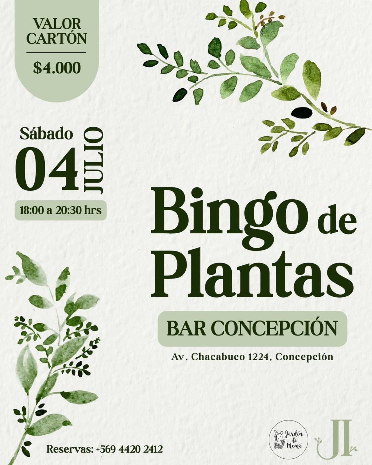 Bingo de Plantas