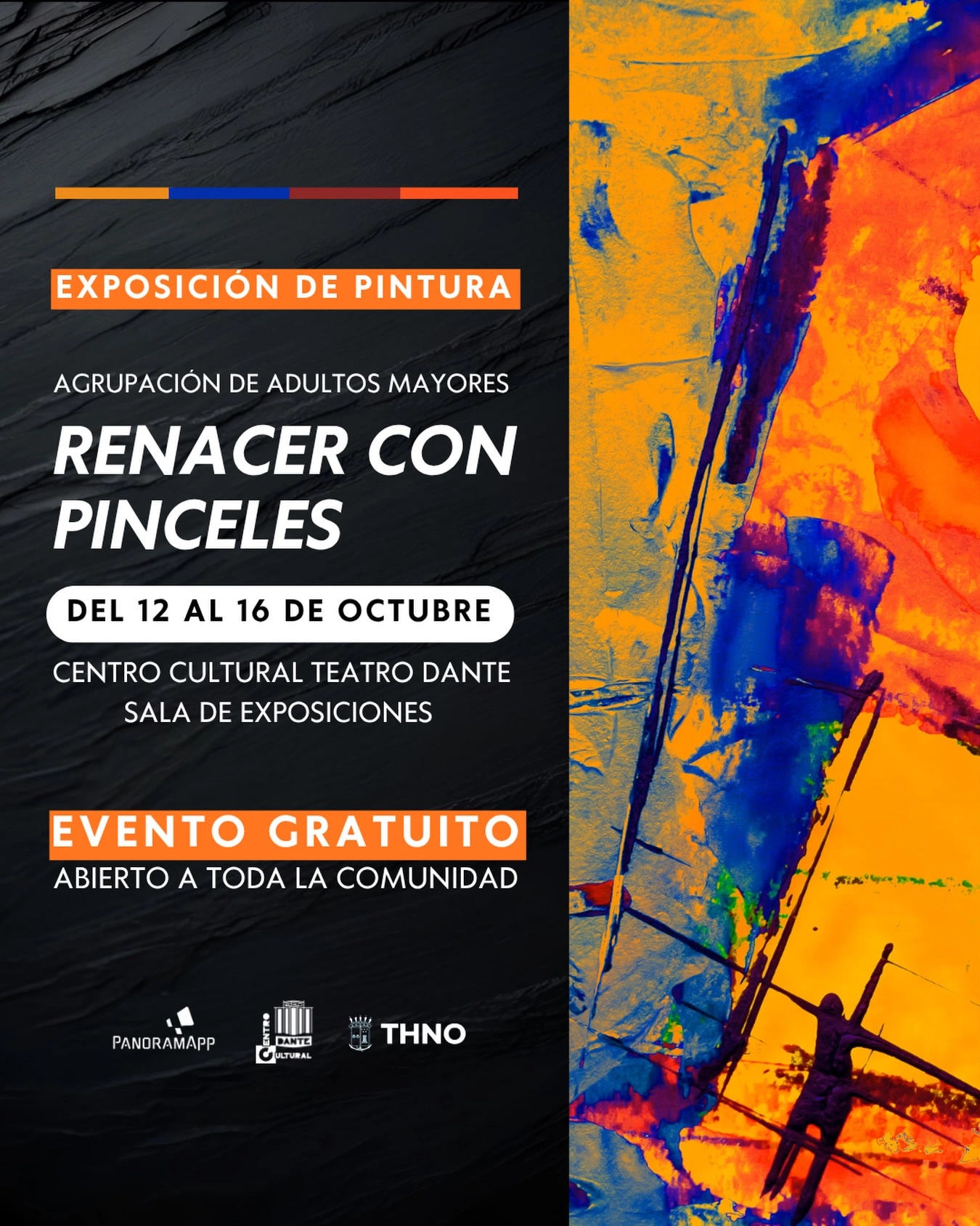 Exposición de Pintura: Renacer con Pinceles - Teatro Dante