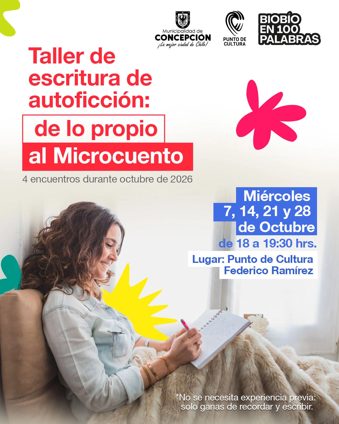 Taller de escritura de autoficción: de lo propio al microcuento