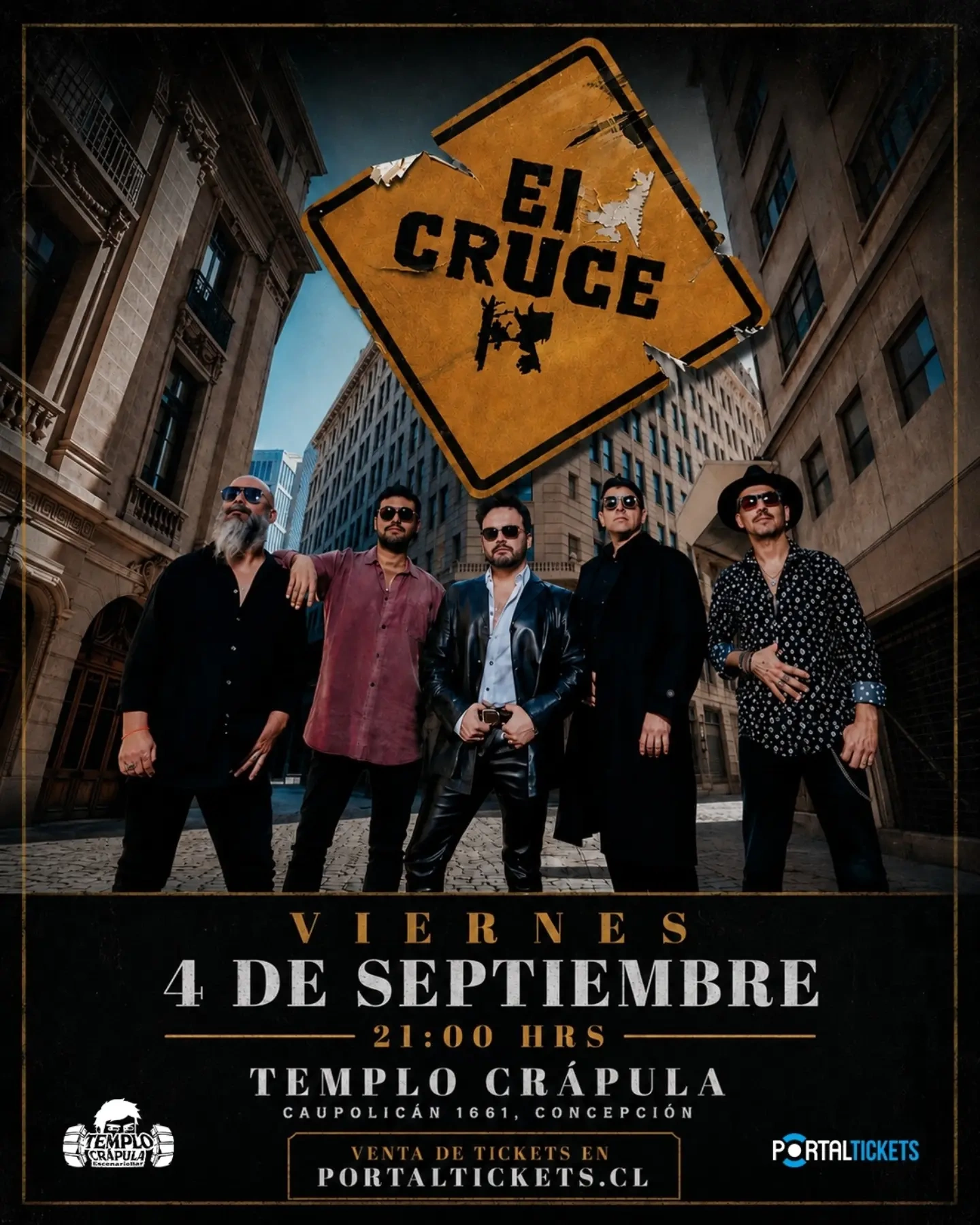 El Cruce en Templo Crápula