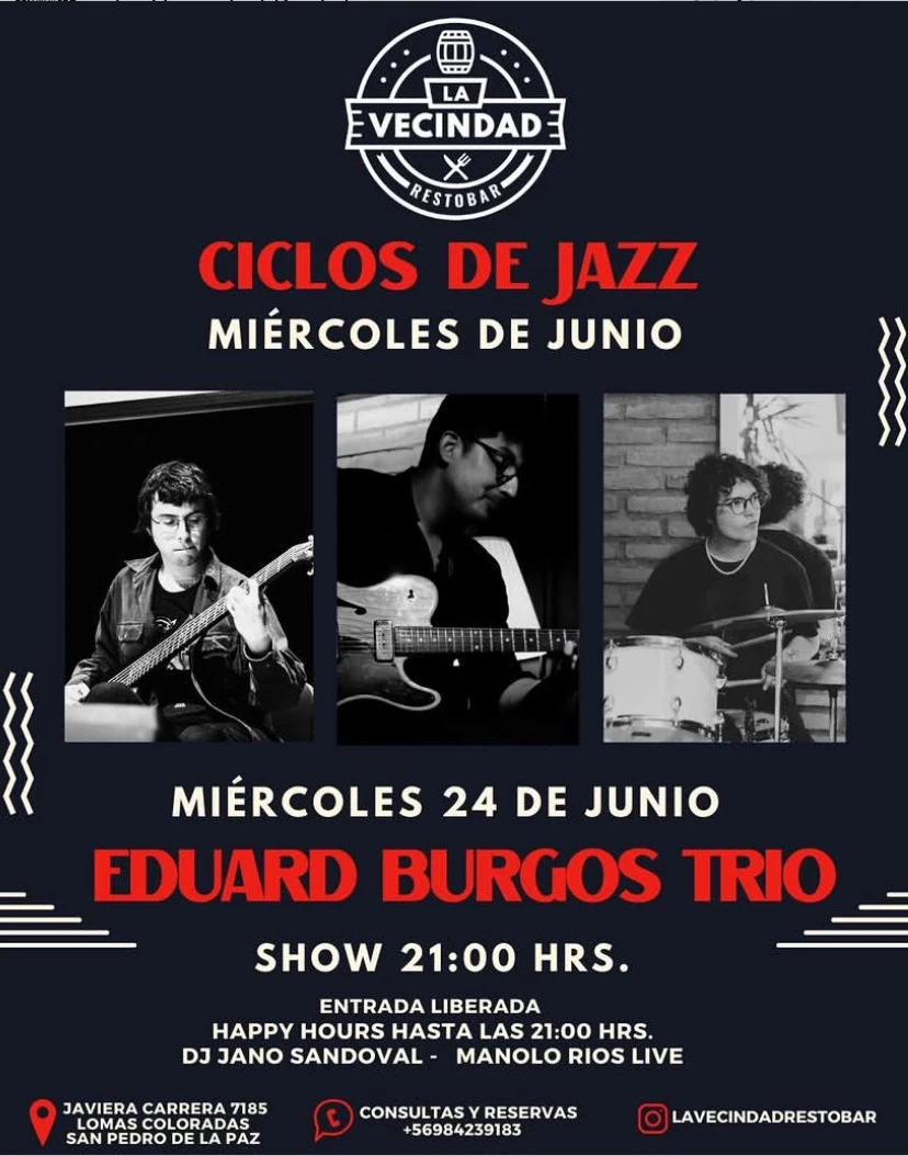 Ciclo de Jazz: Eduard Burgos Trio