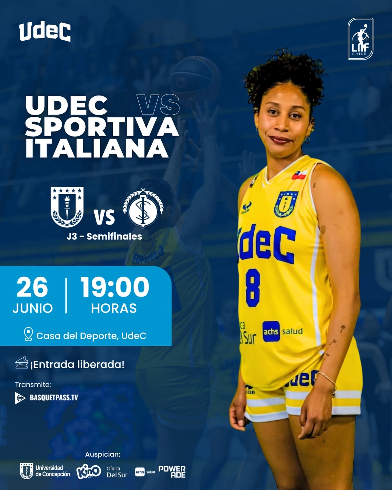 UdeC vs Sportiva Italiana