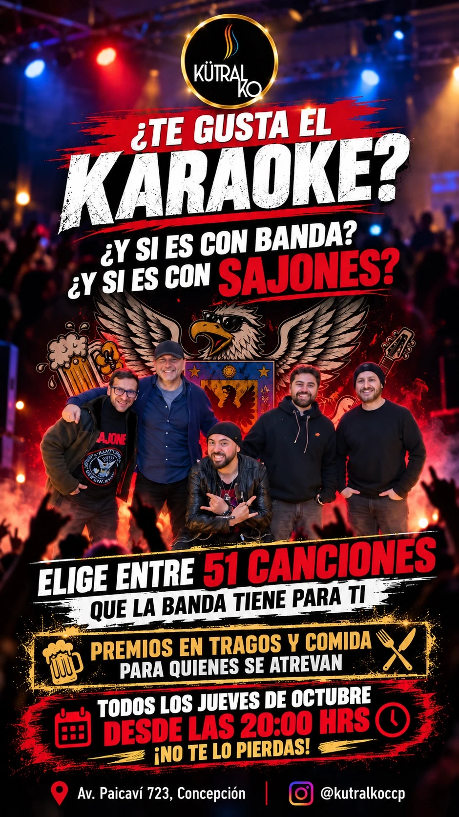 KARAOKE CON BANDA EN VIVO 