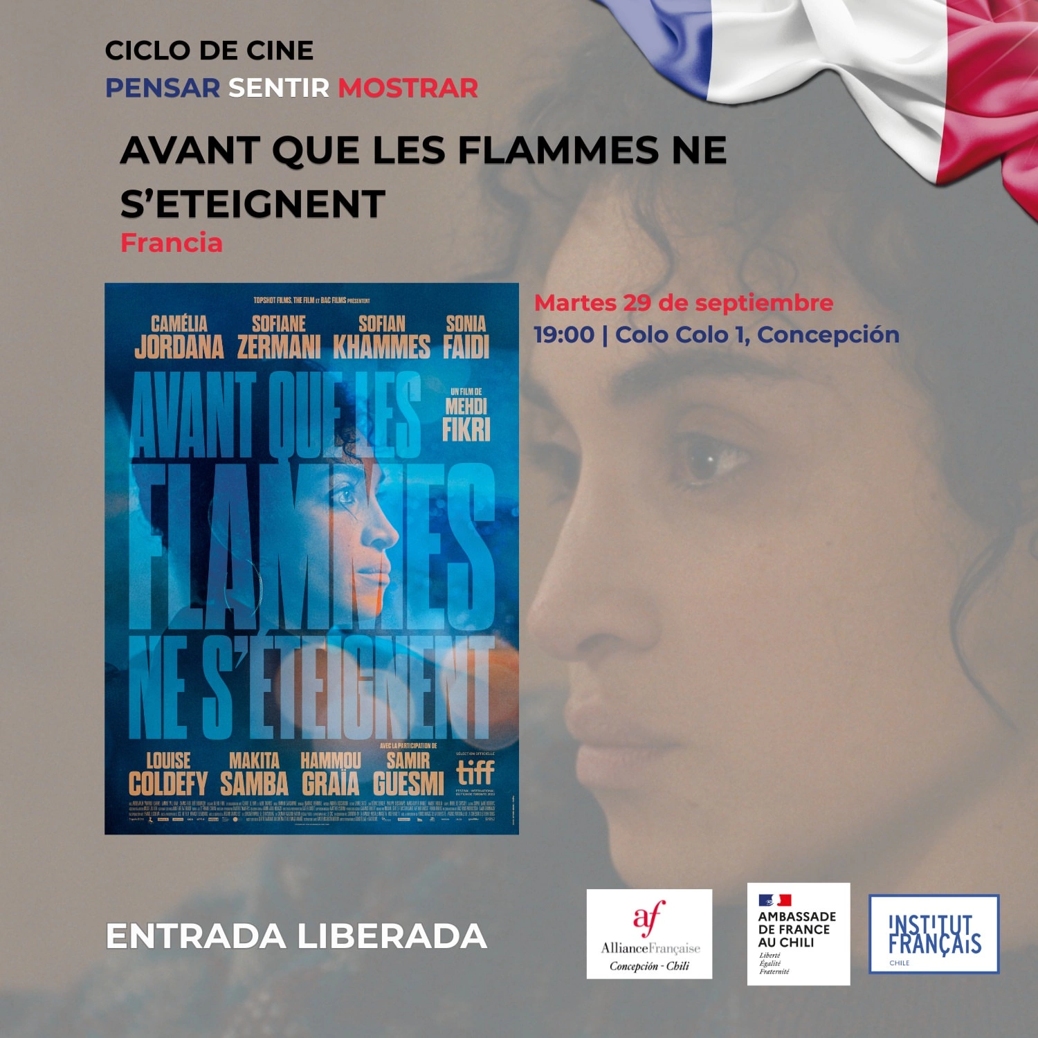 Ciclo de cine “Pensar · Sentir · Mostrar” - Avant que les flammes ne s'eteignent