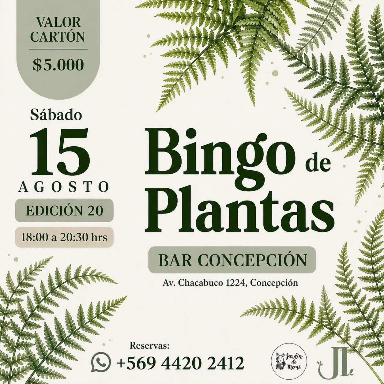 Bingo de Plantas