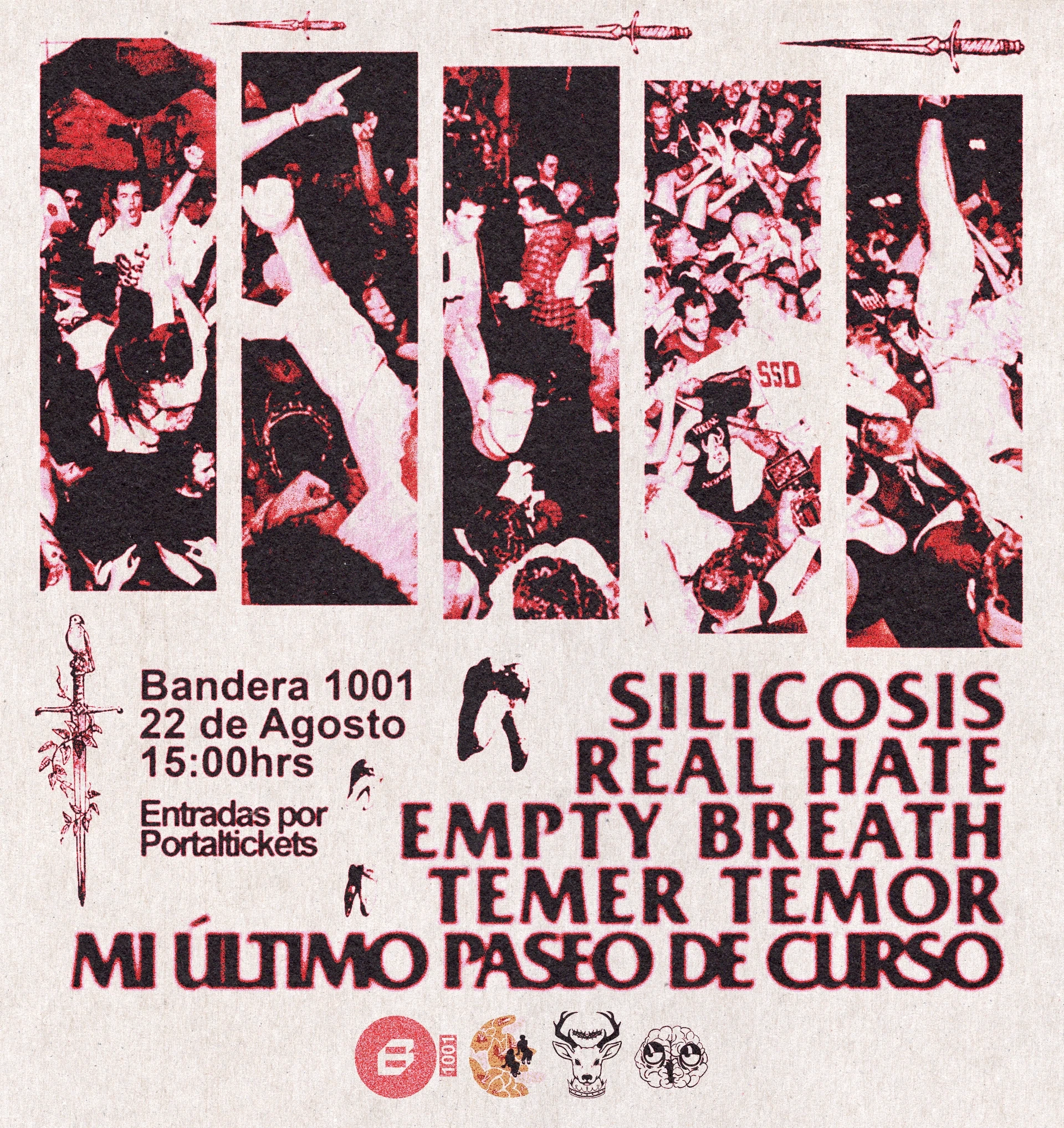 Beneficio X el Hardcore en Bandera 1001