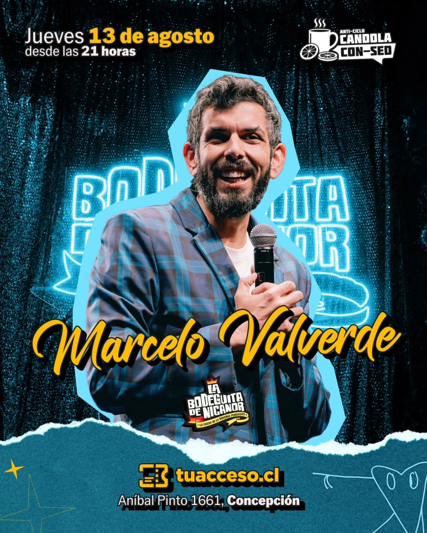 Candola con Sed: Marcelo Valverde