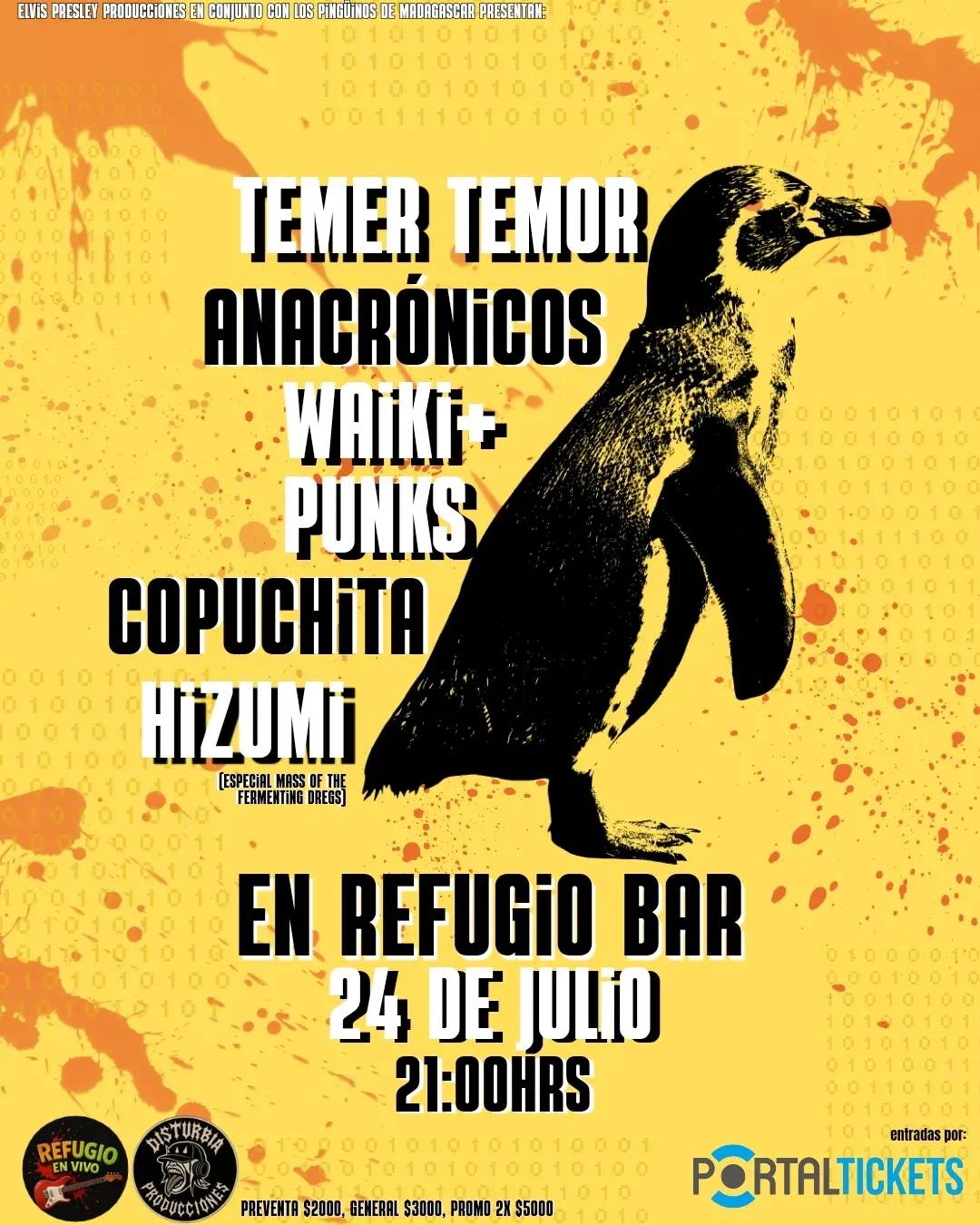 Concierto Los Pingüinos Core