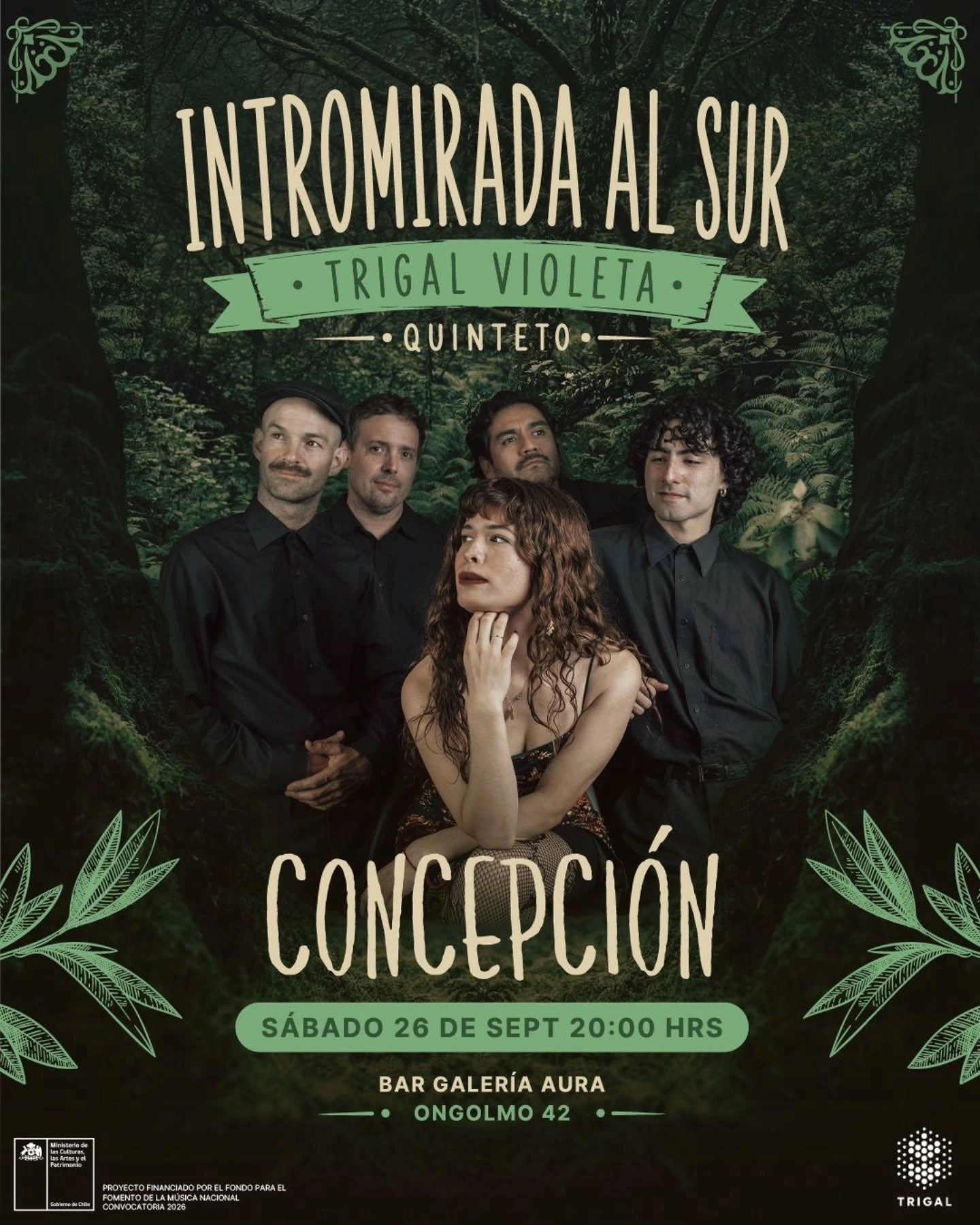 Intromirada al Sur: Trigal Violeta - Quinteto Concepción