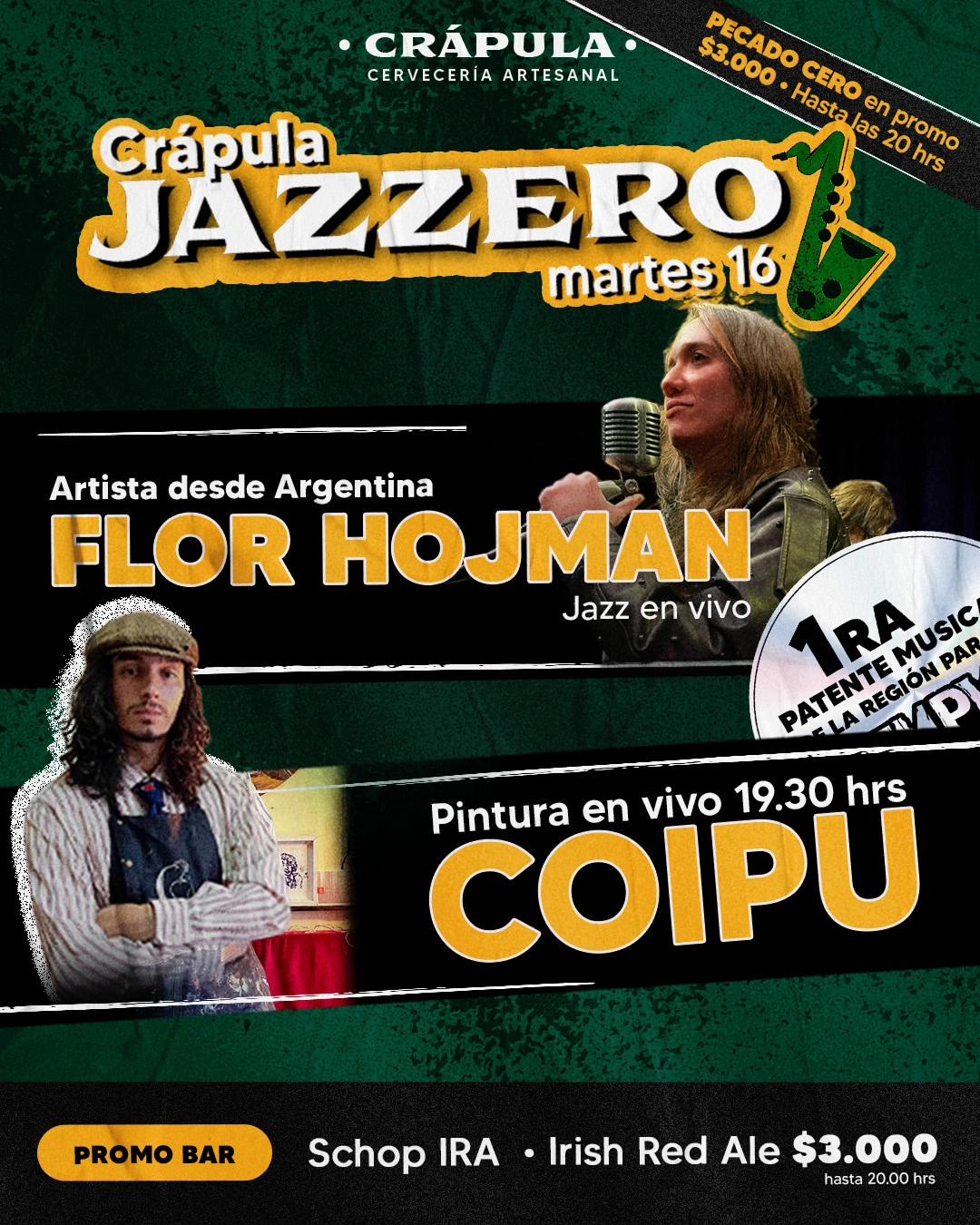 Crápula JazzeRo con Flor Hojman