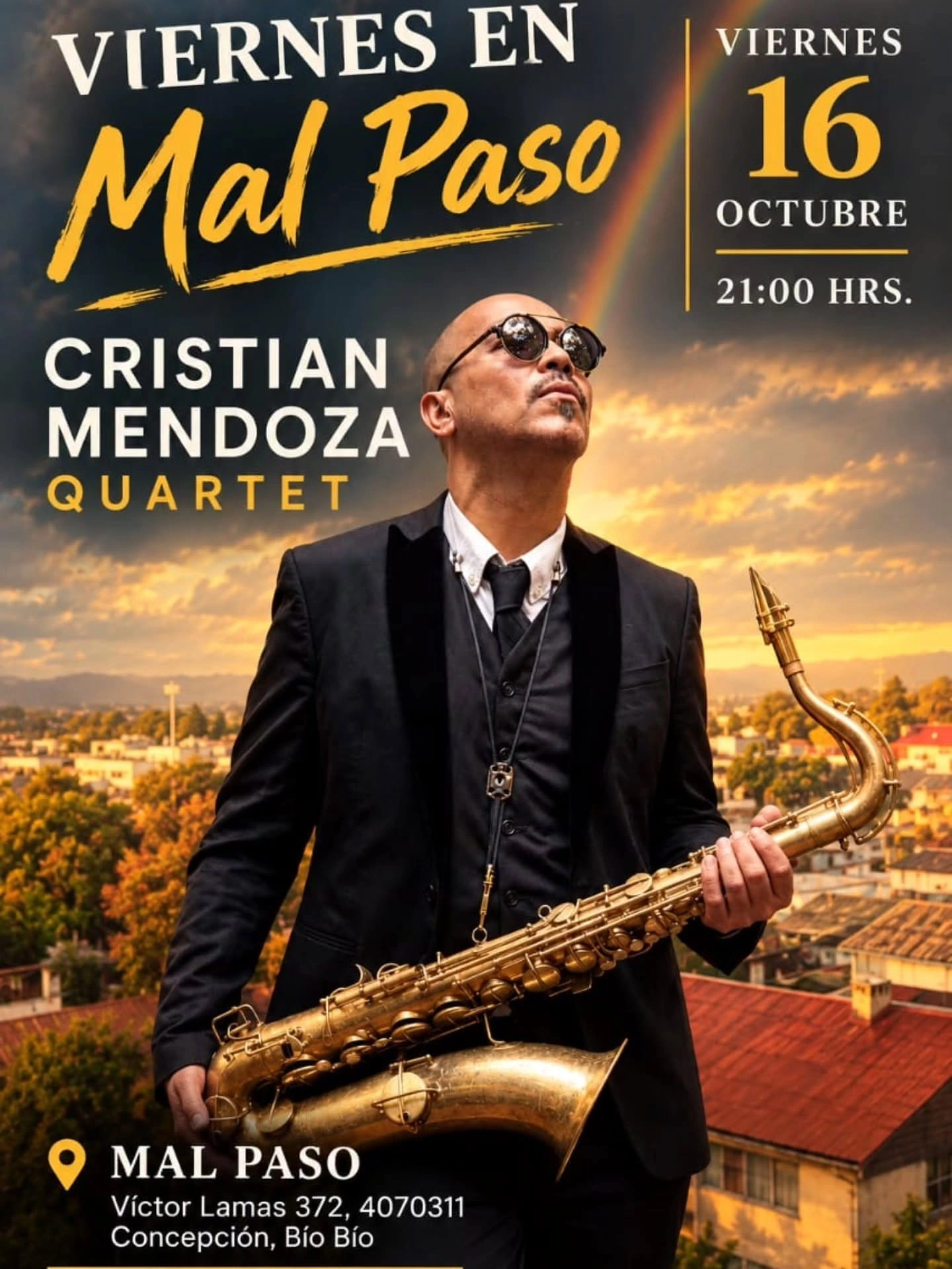 Cristian Mendoza Quartet en Mal Paso