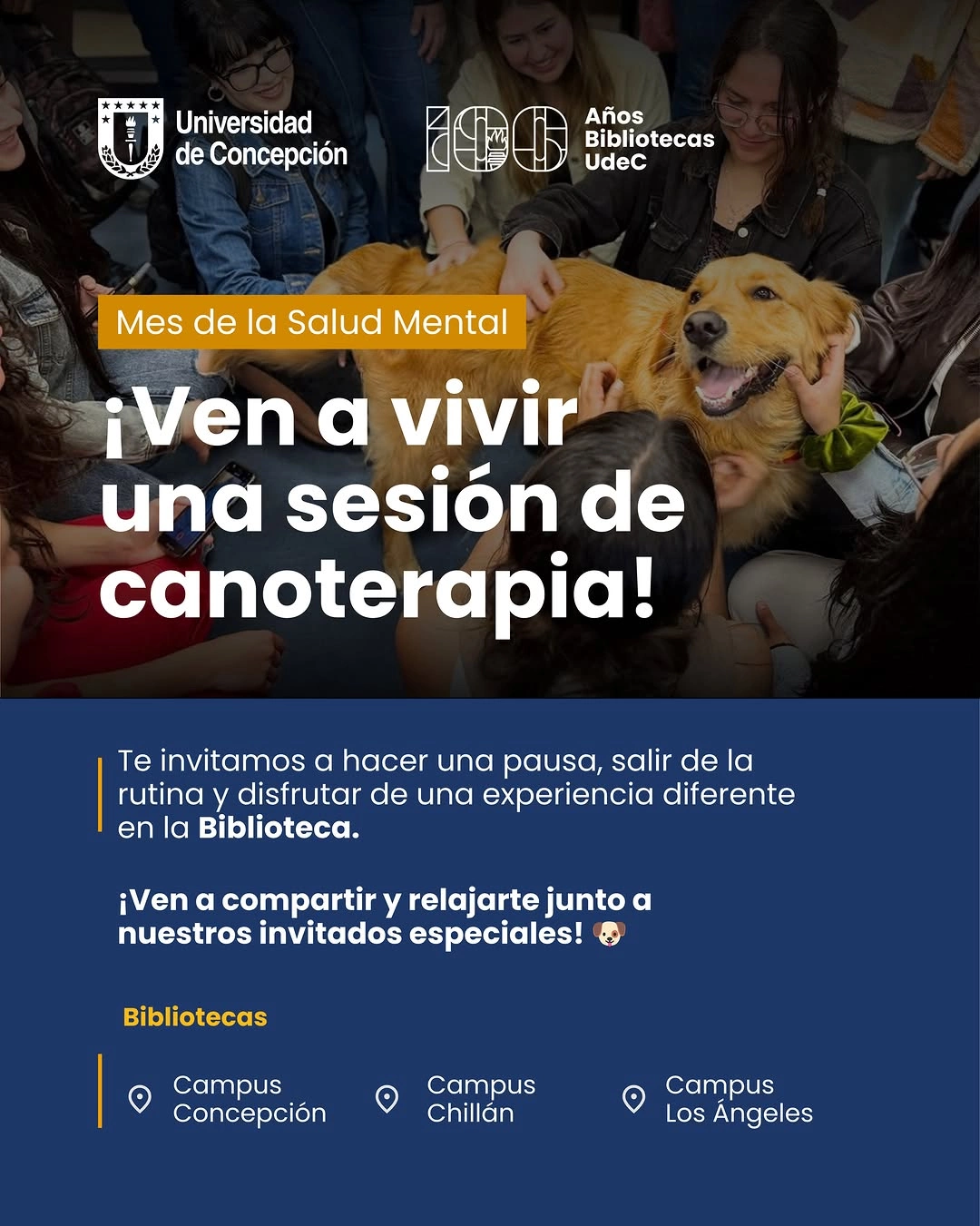 Jornada de Canoterapia - Biblioteca UdeC
