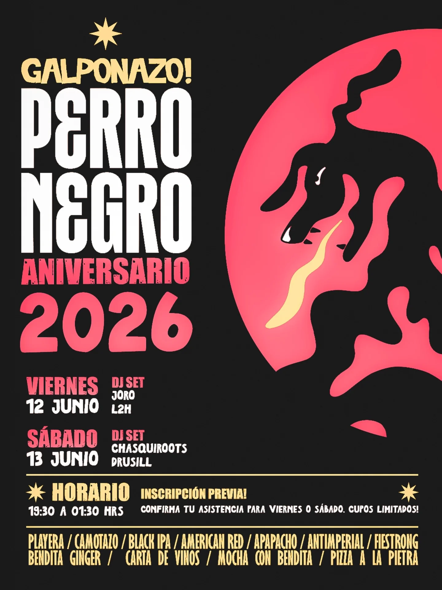 Galponazo Perro Negro 2026