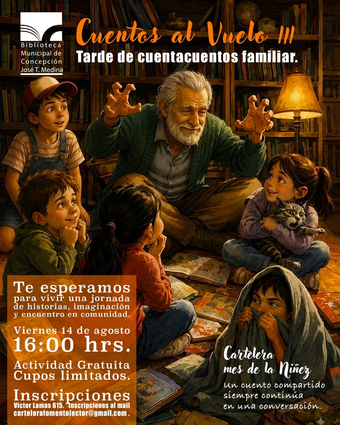 Cuentos al Vuelo: Tarde de Cuentacuentos Familiar