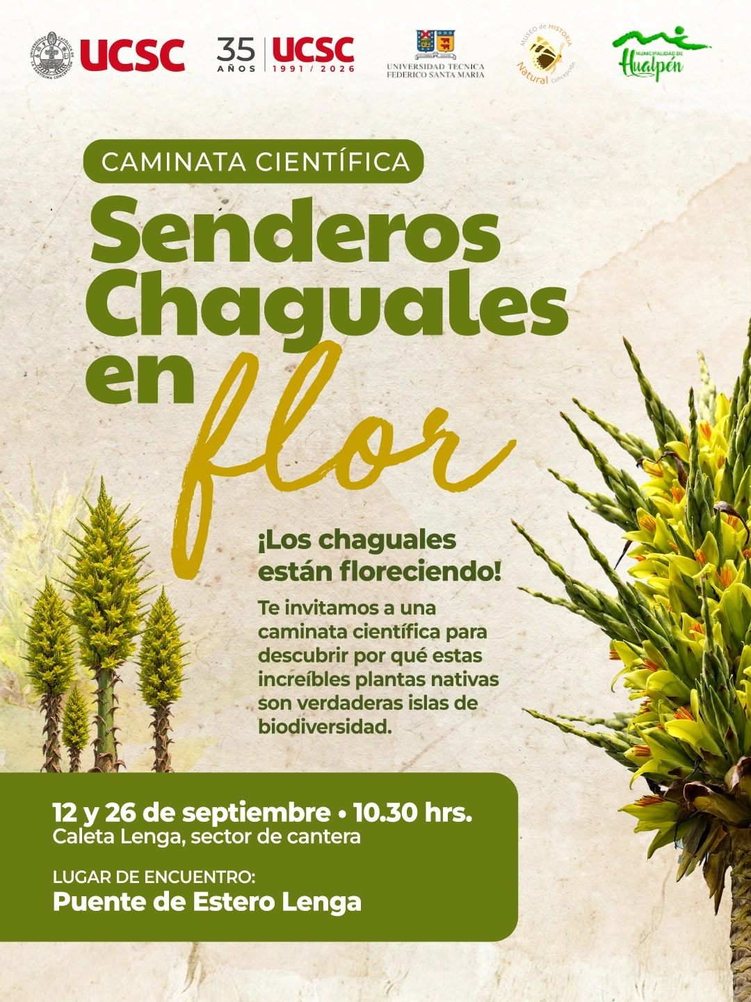 Caminata Científica: Senderos Chaguales en Flor
