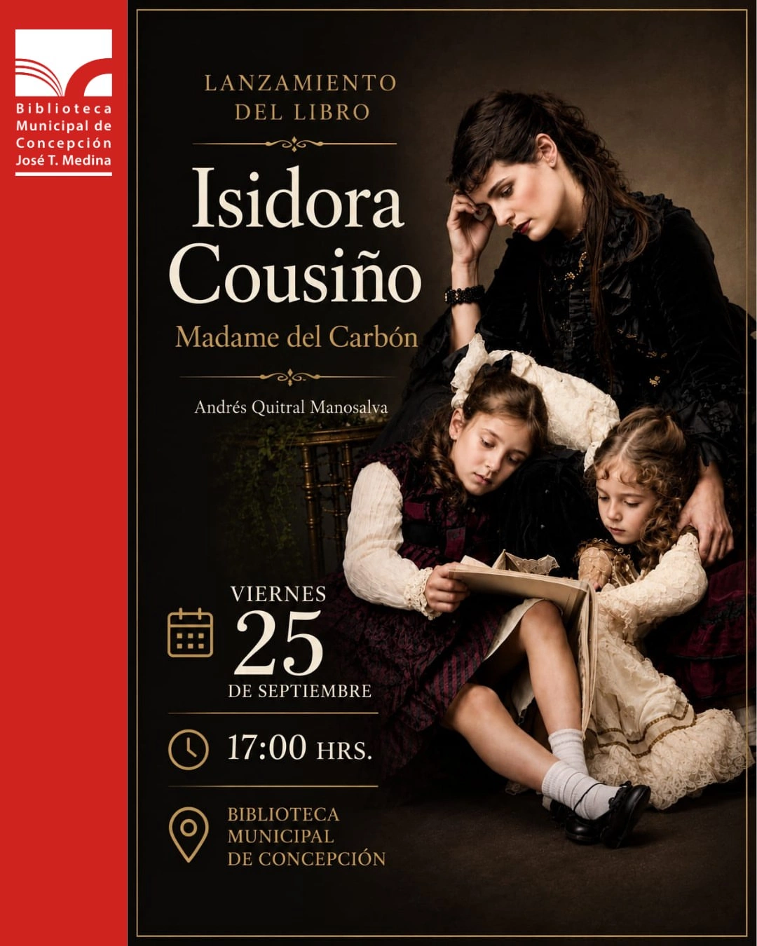 Lanzamiento del libro 'Isidora Cousiño, Madame del Carbón'
