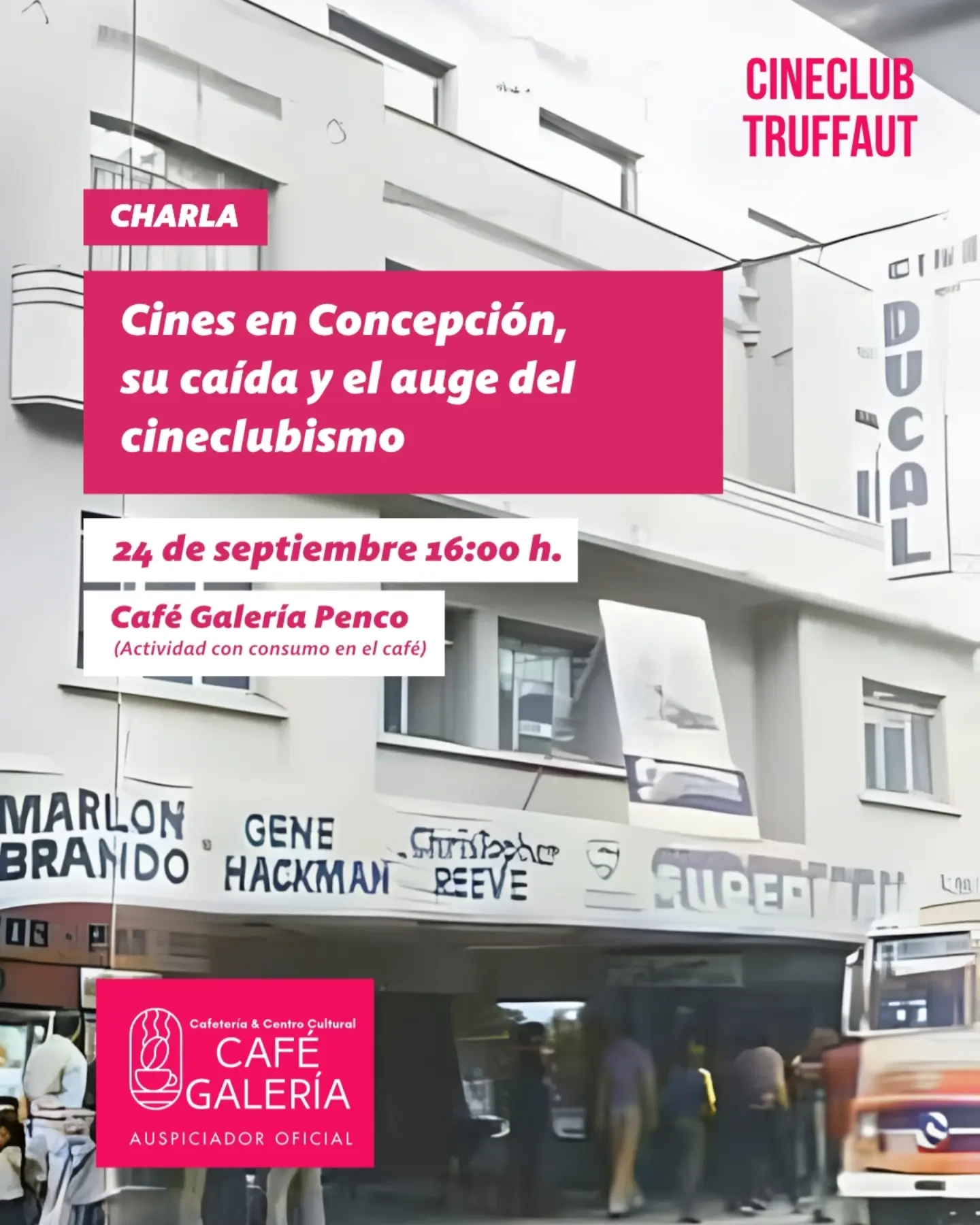 CHARLA Cines en Concepción