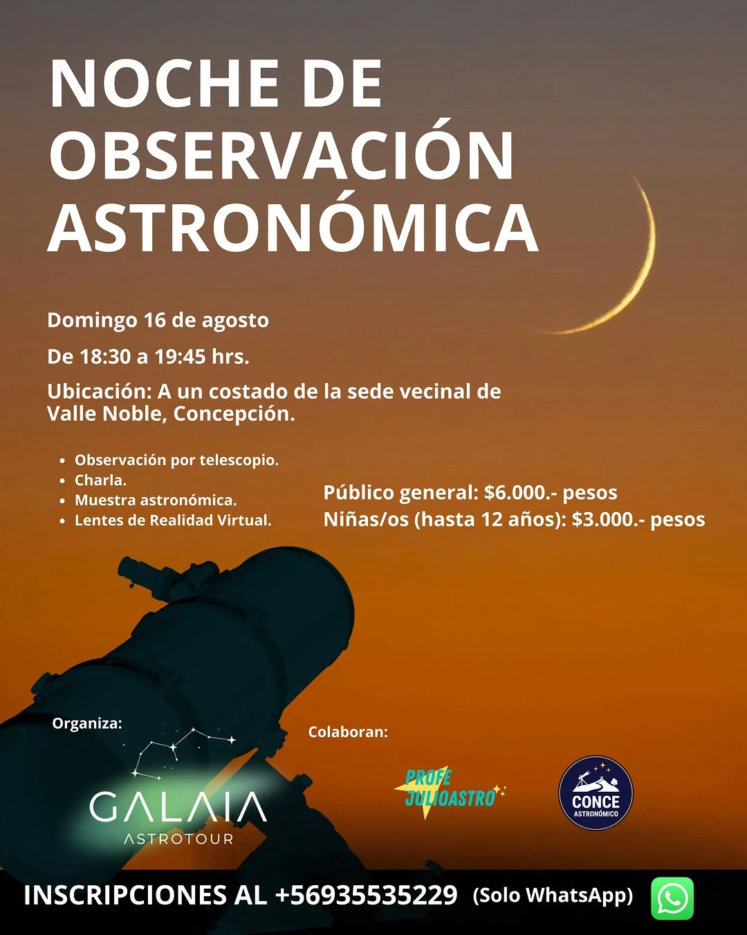 Noche de Observación Astronómica