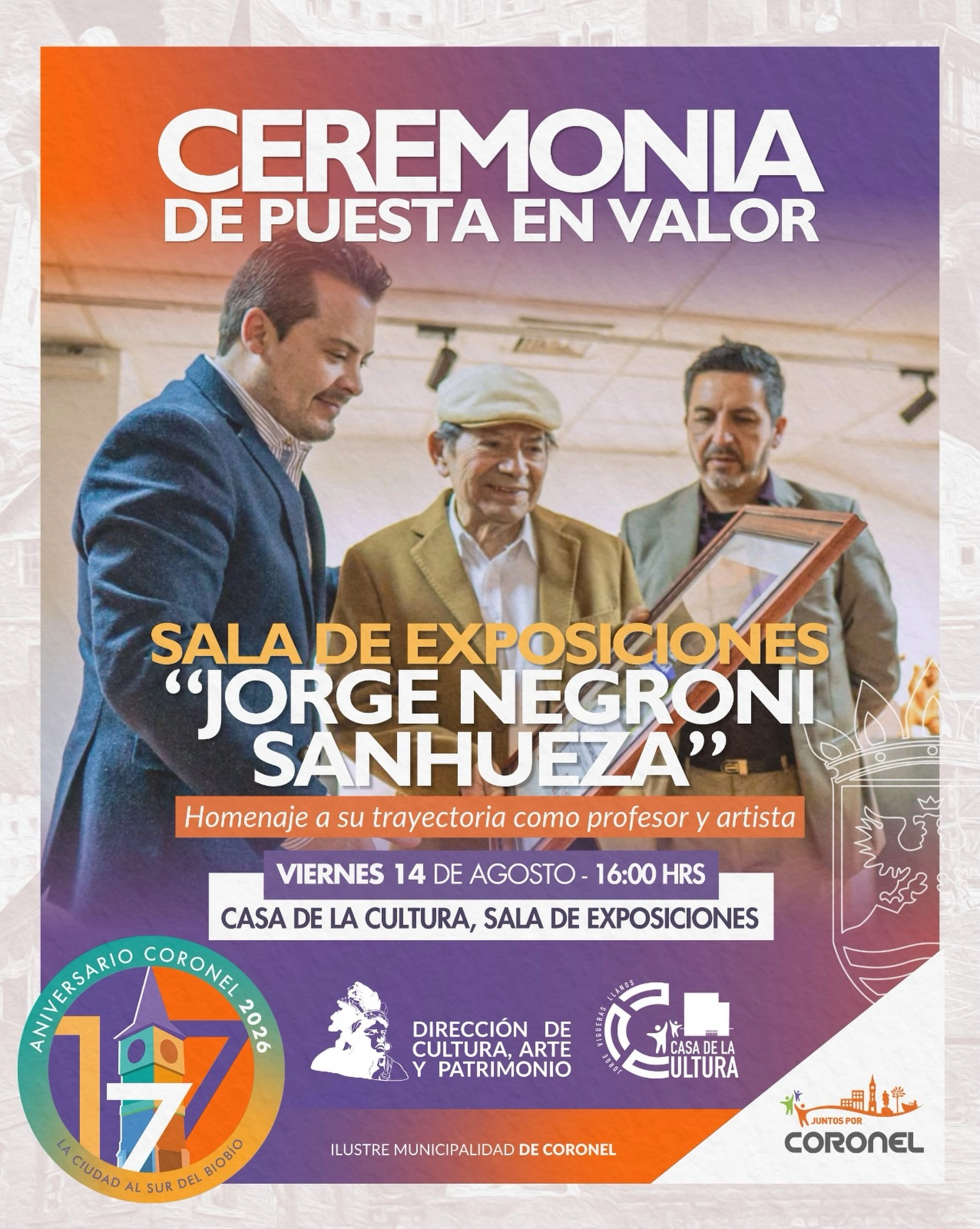 Ceremonia de Puesta en Valor - Sala de Exposiciones 'Jorge Negroni Sanhueza'