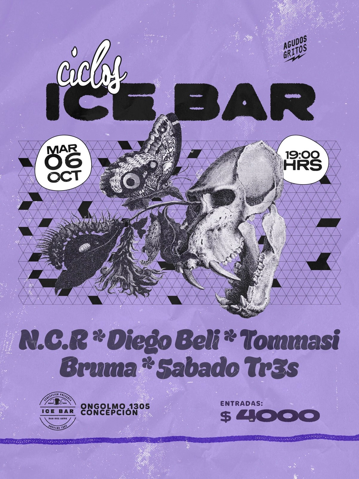 Ciclos Agudos Gritos en Ice Bar