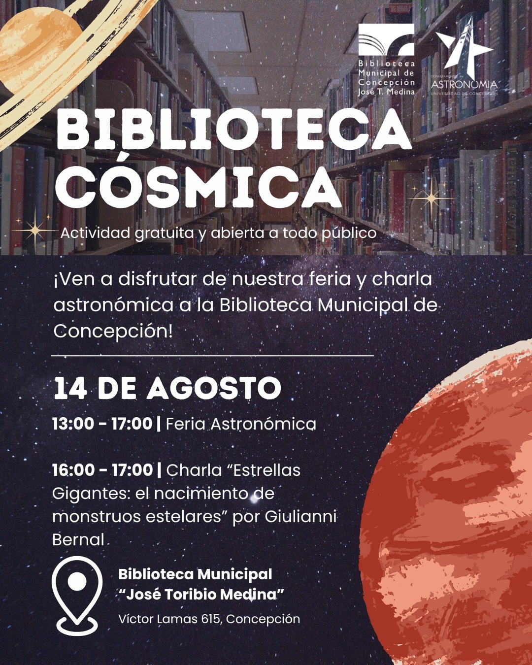 Feria y Charla Astronómica