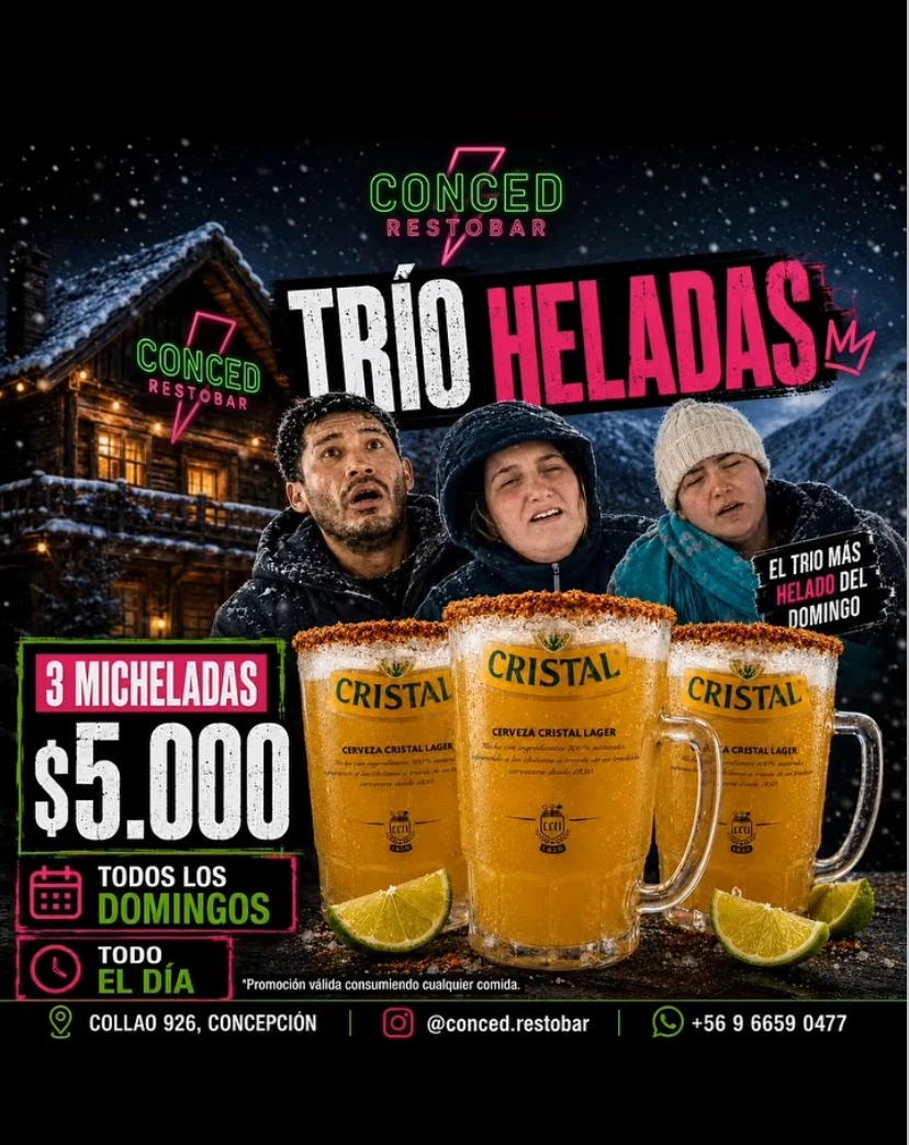 Trío Heladas en Conced Restobar