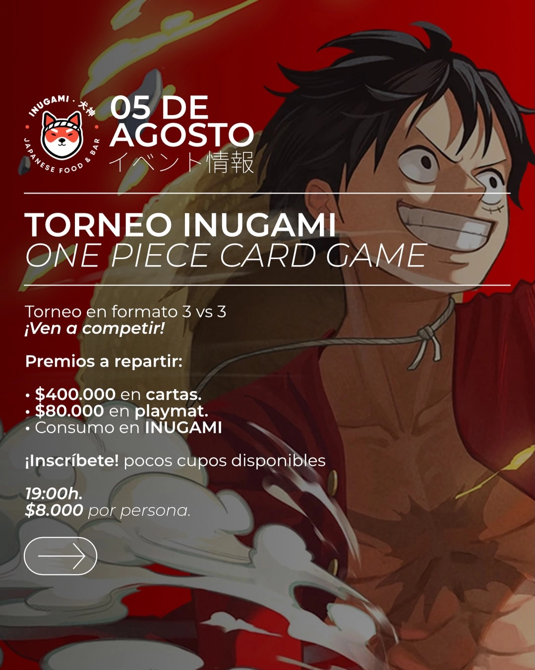 Torneo Inugami One Piece Card Game