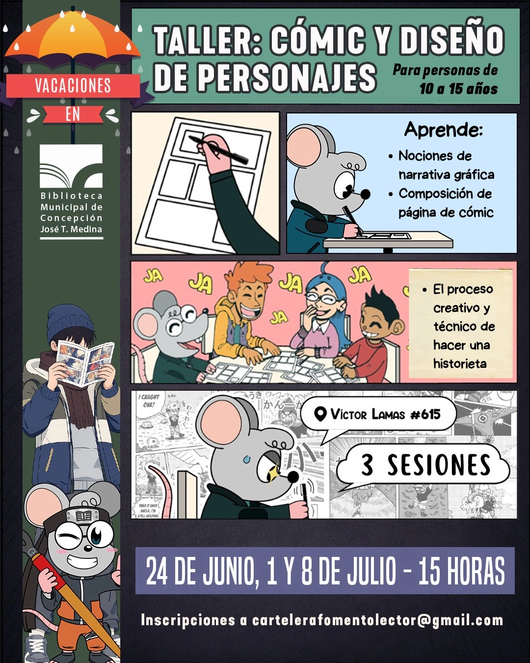 Taller: Cómic y Diseño de Personajes