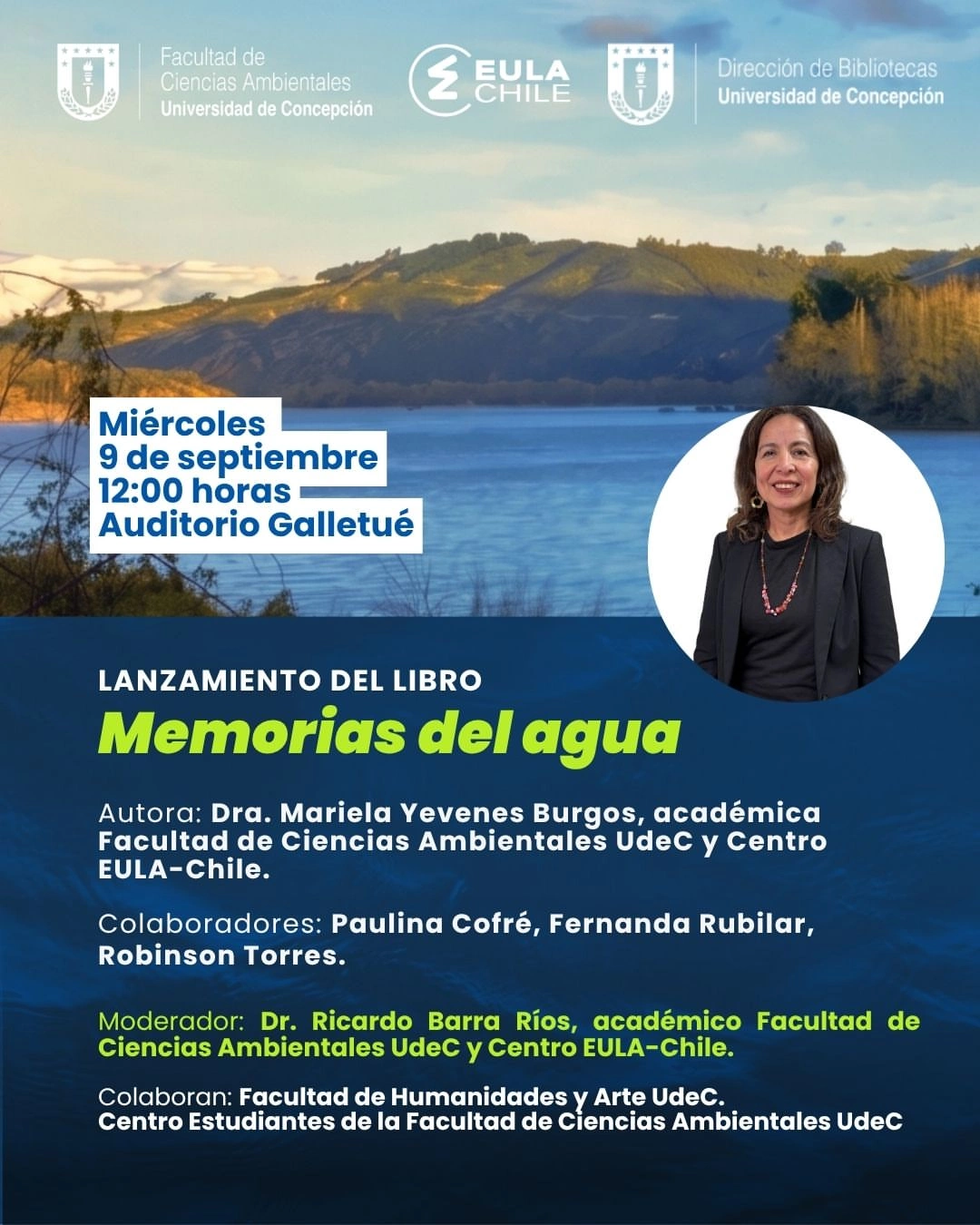 Lanzamiento del libro 'Memorias del agua'