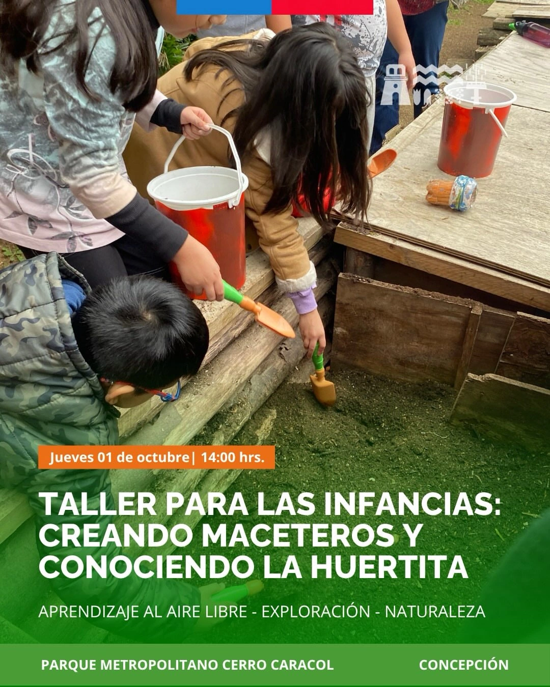 TALLER PARA LAS INFANCIAS: CREANDO MACETEROS Y CONOCIENDO LA HUERTITA