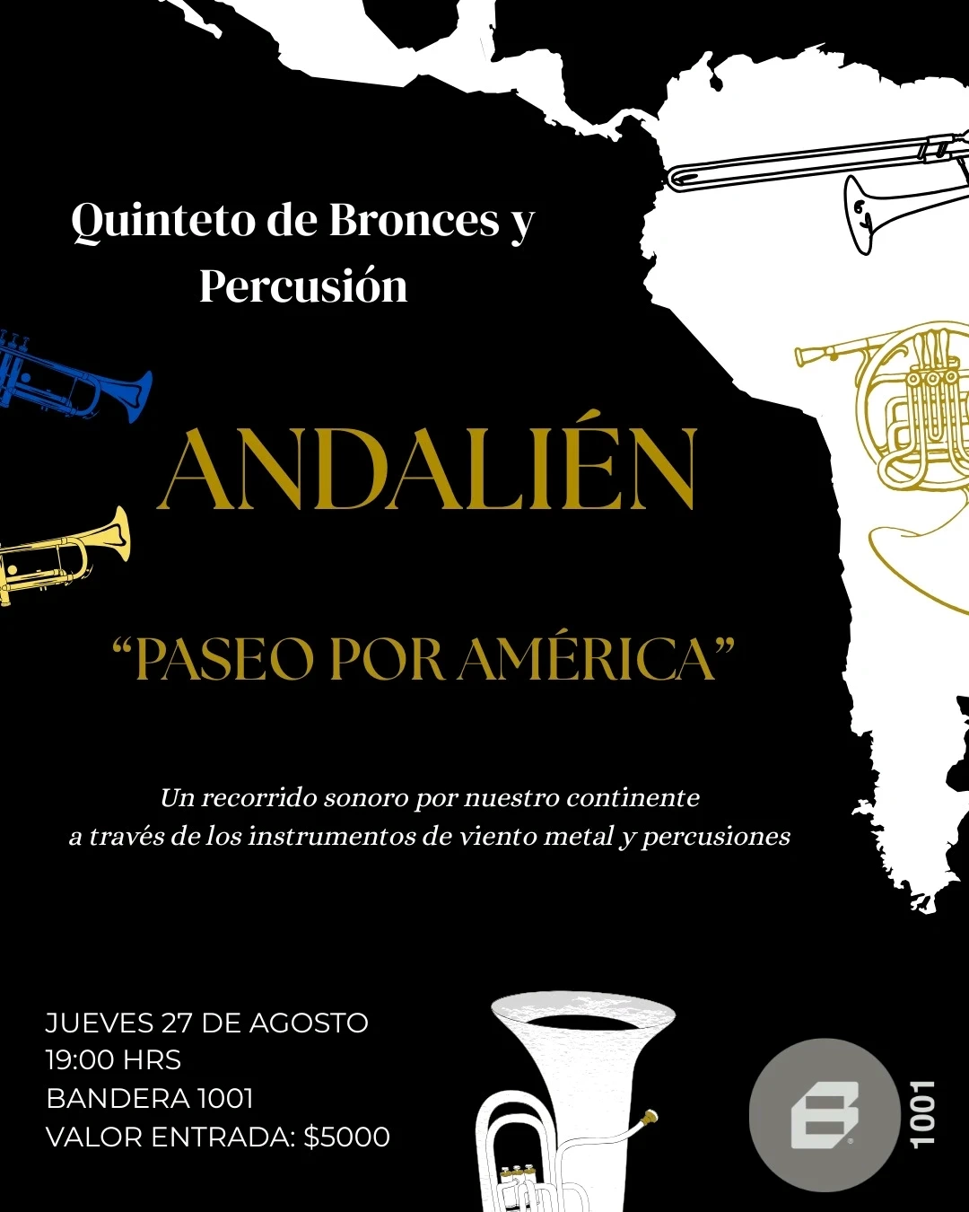 Andalién: Paseo por América en Bandera 1001
