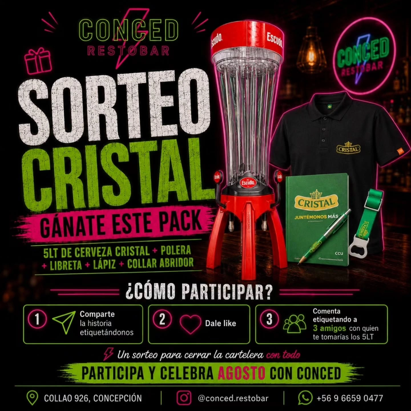 Sorteo En Conced Restobar 