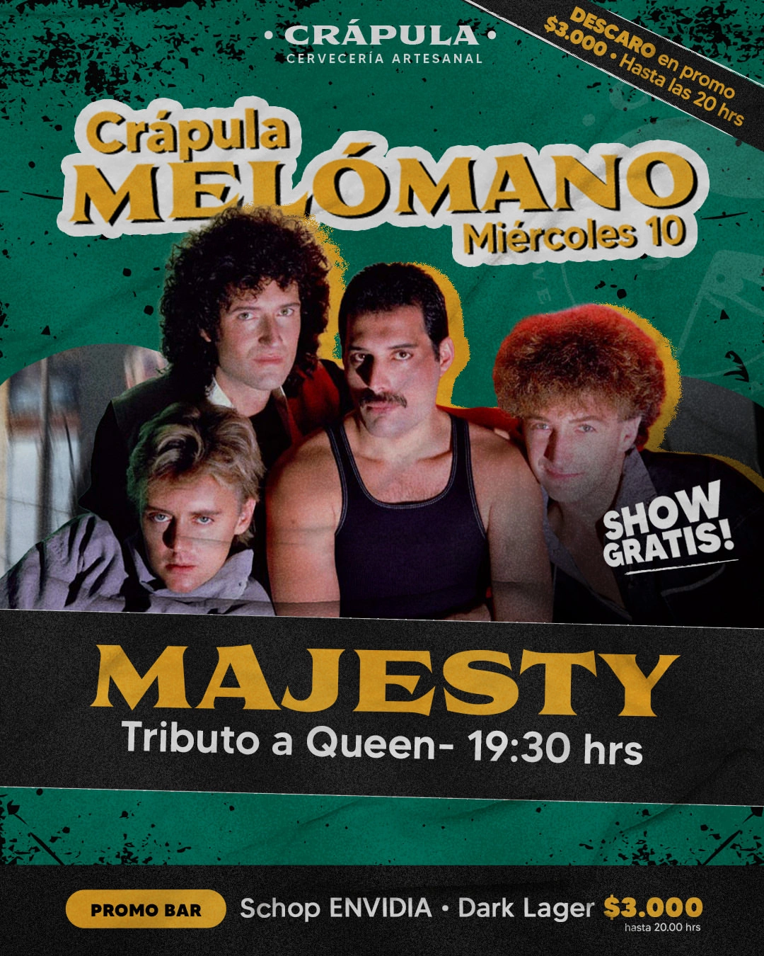 Tributo a Queen con Majesty