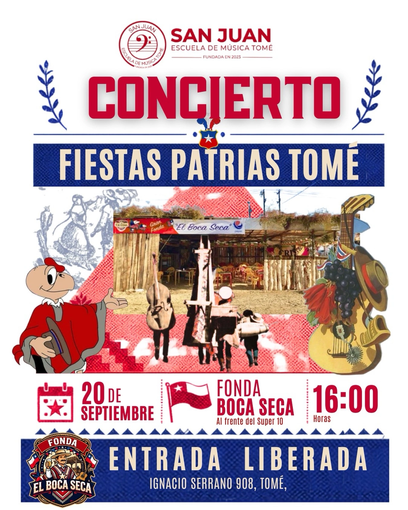 Concierto de Fiestas Patrias Tomé