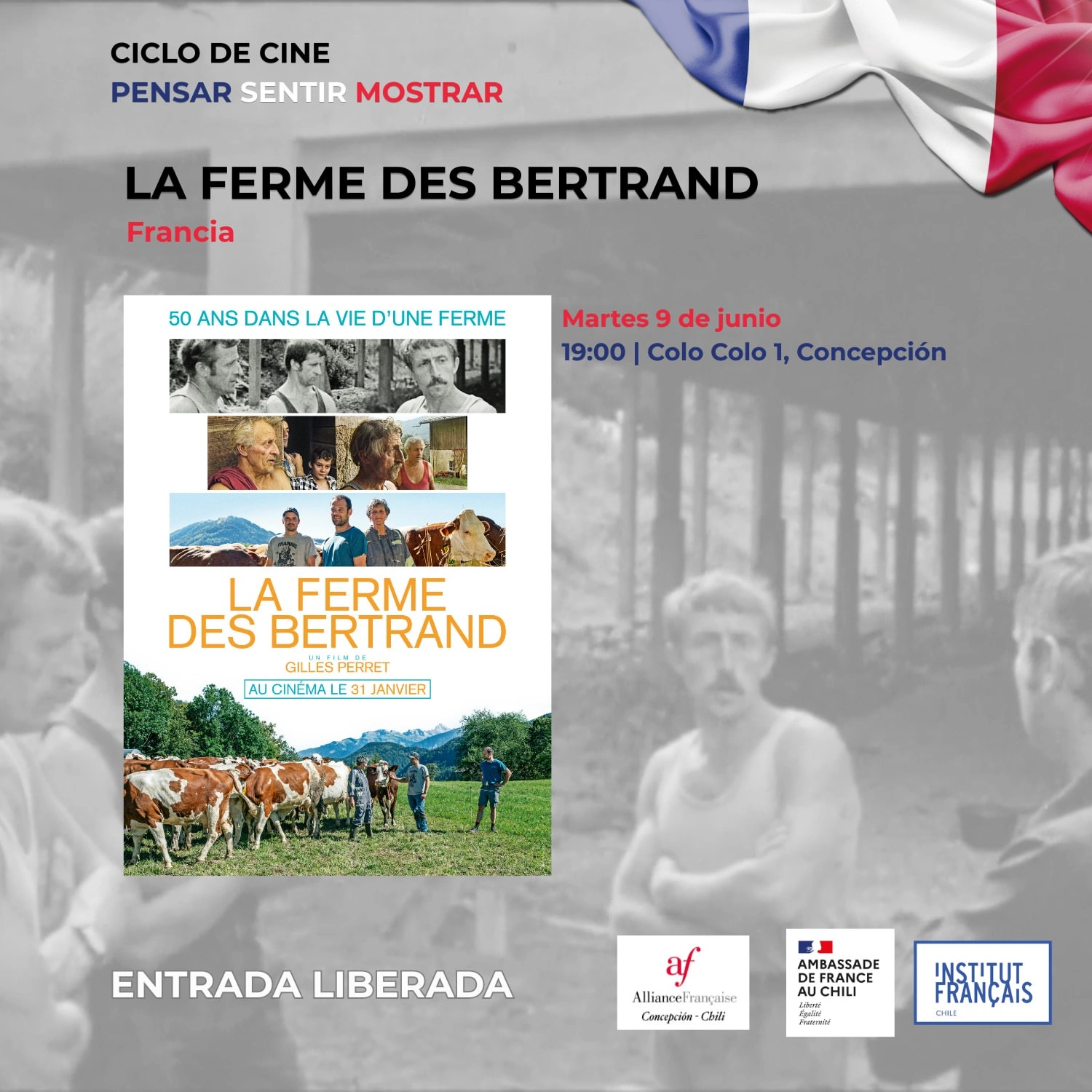 Ciclo de cine “Pensar · Sentir · Mostrar”: La ferme des Bertrand
