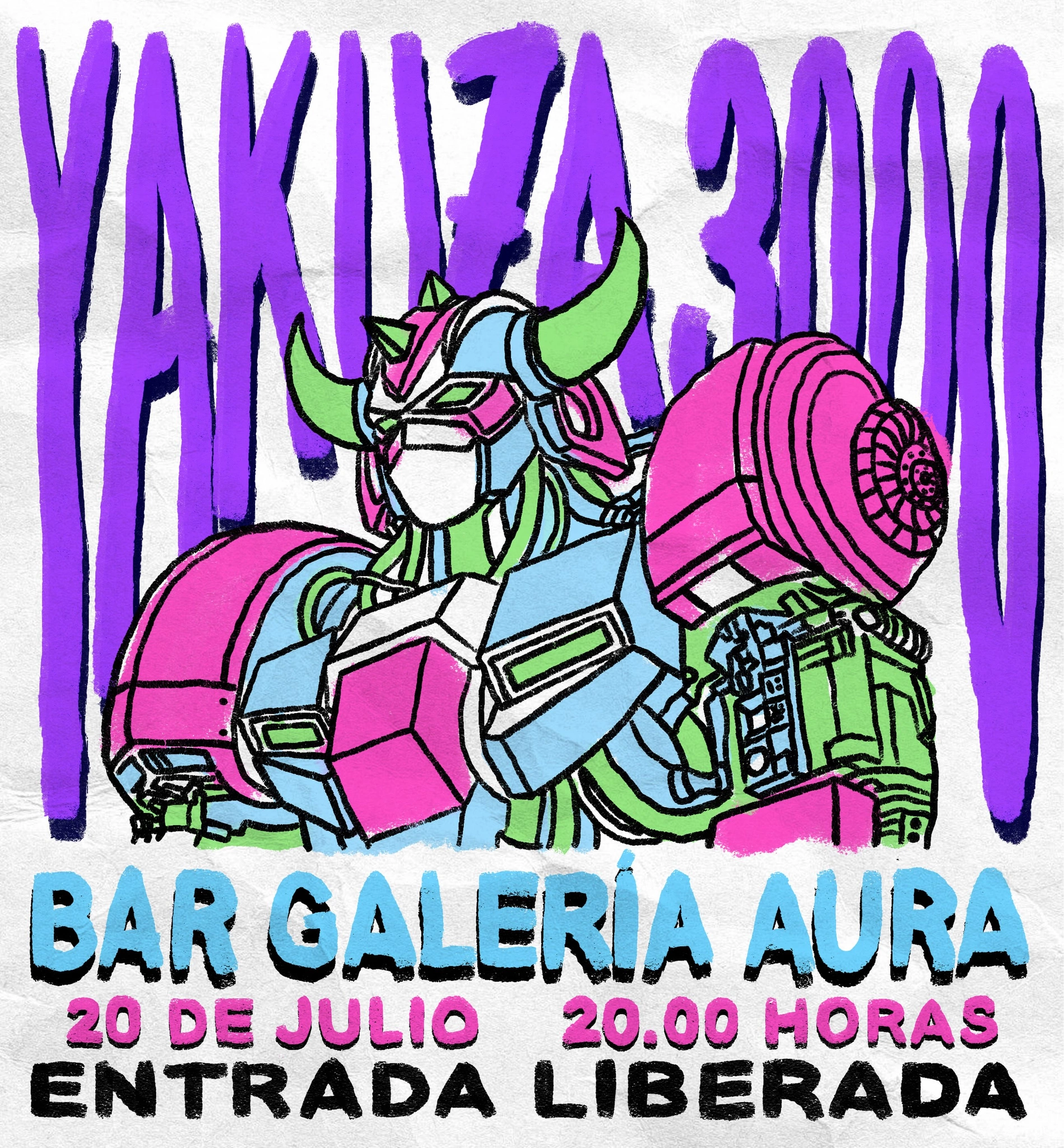 Yakuza 3000 en Bar Galería Aura