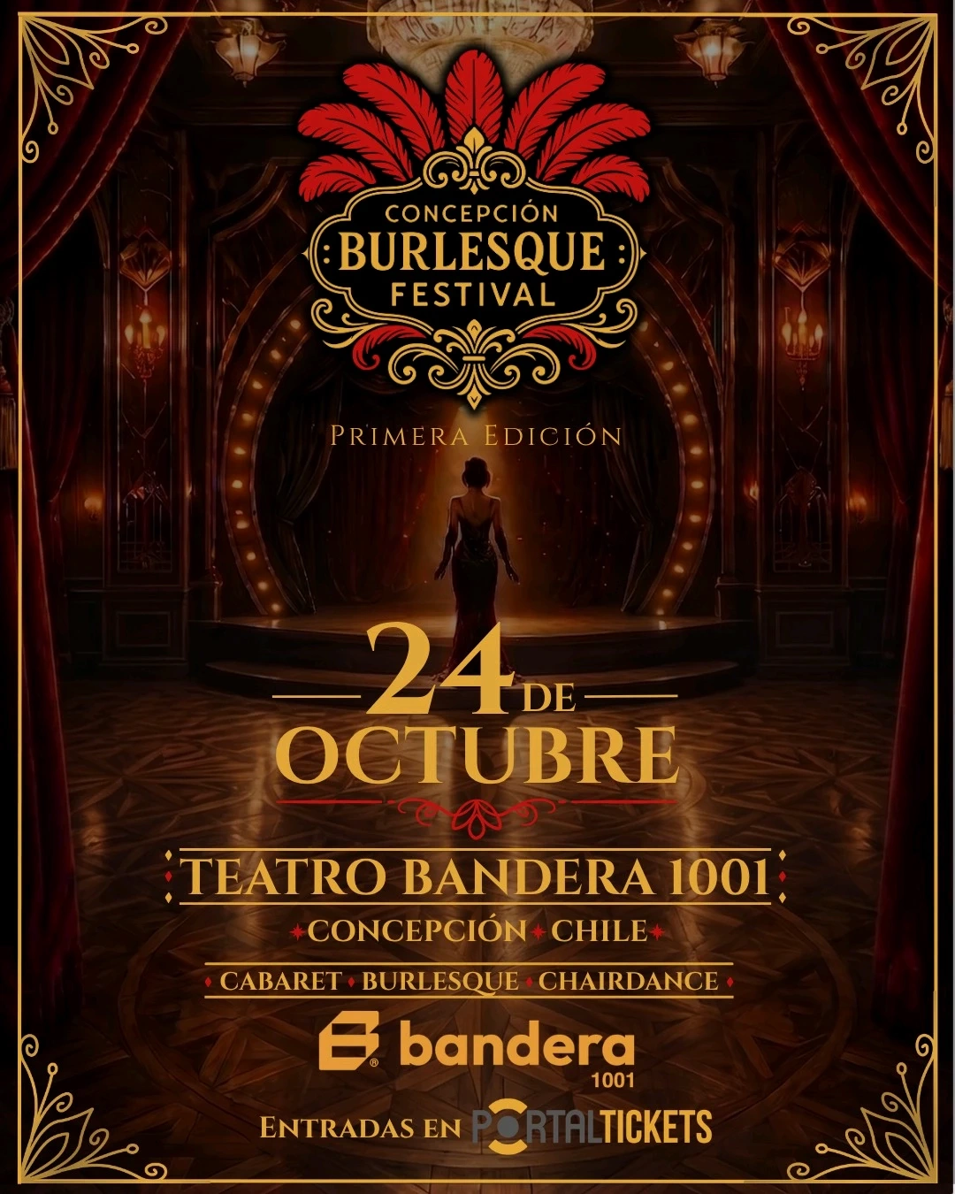 Concepción Burlesque Festival en Bandera 1001
