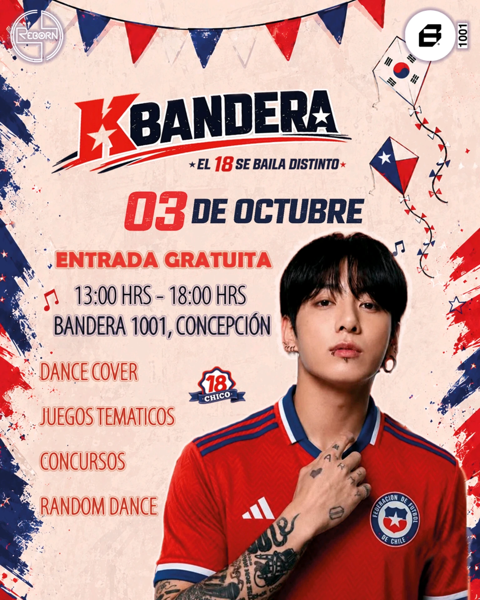 REBORN presenta: KBandera en Bandera 1001
