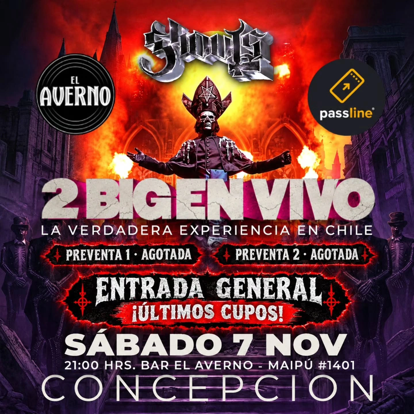 Tributo a Ghost En El Averno 