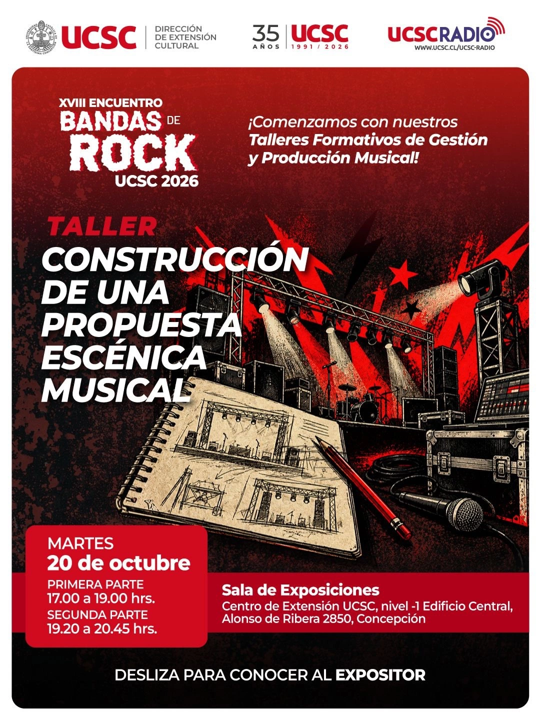 Taller: Construcción de una Propuesta Escénica Musical