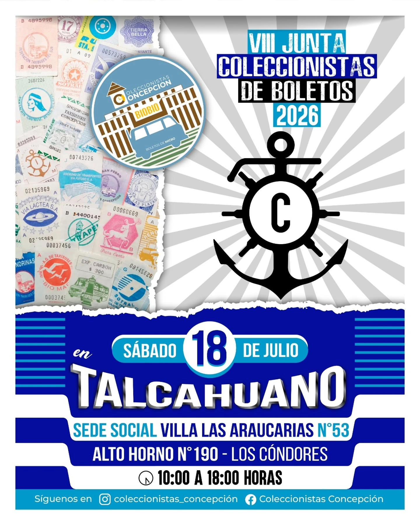 VIII Junta Coleccionistas de Boletos 2026
