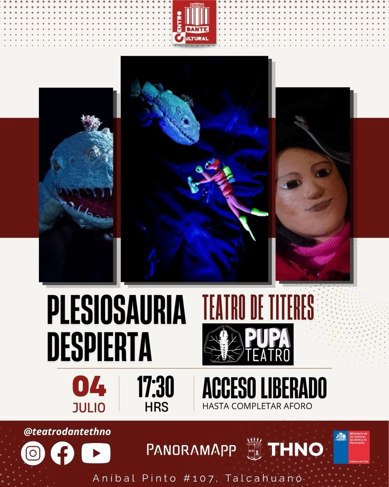 Plesiosauria Despierta - Teatro de Títeres
