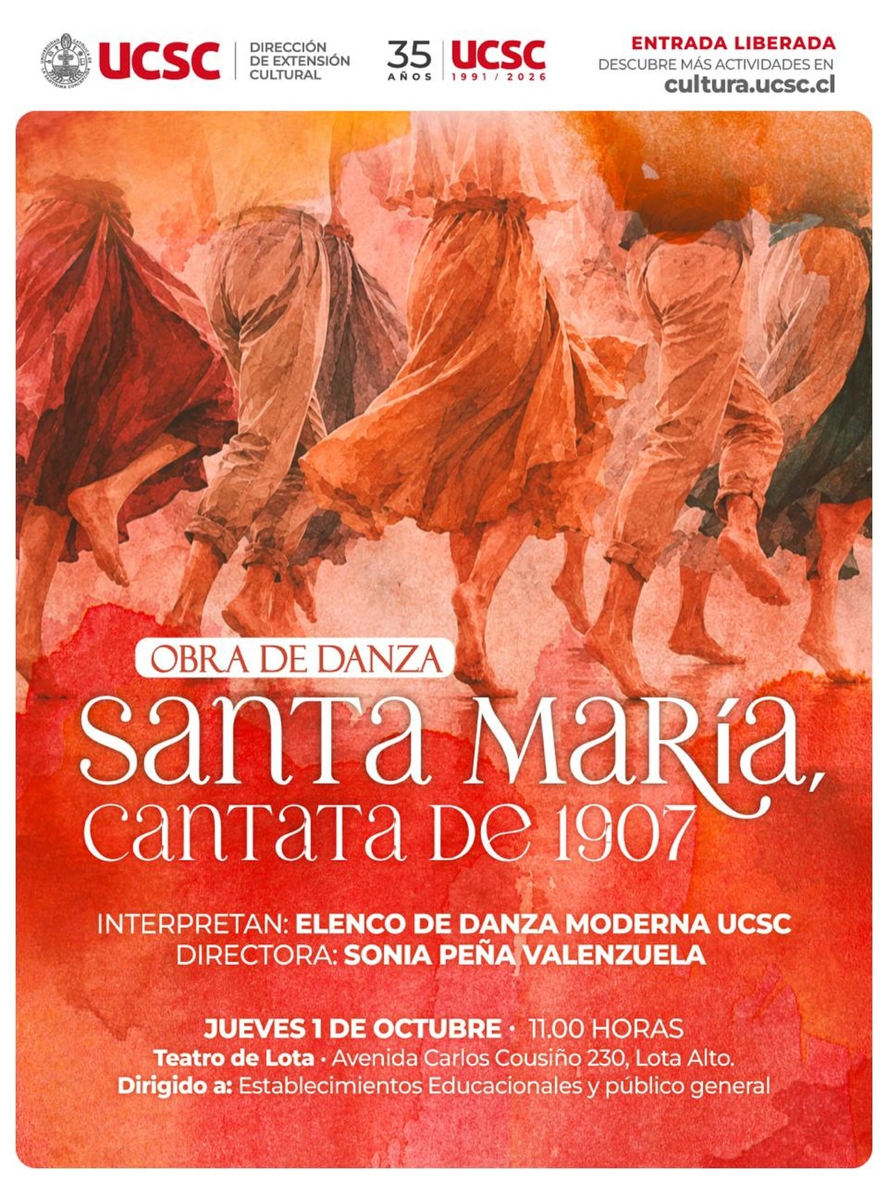 Danza: Santa María, Cantata de 1907