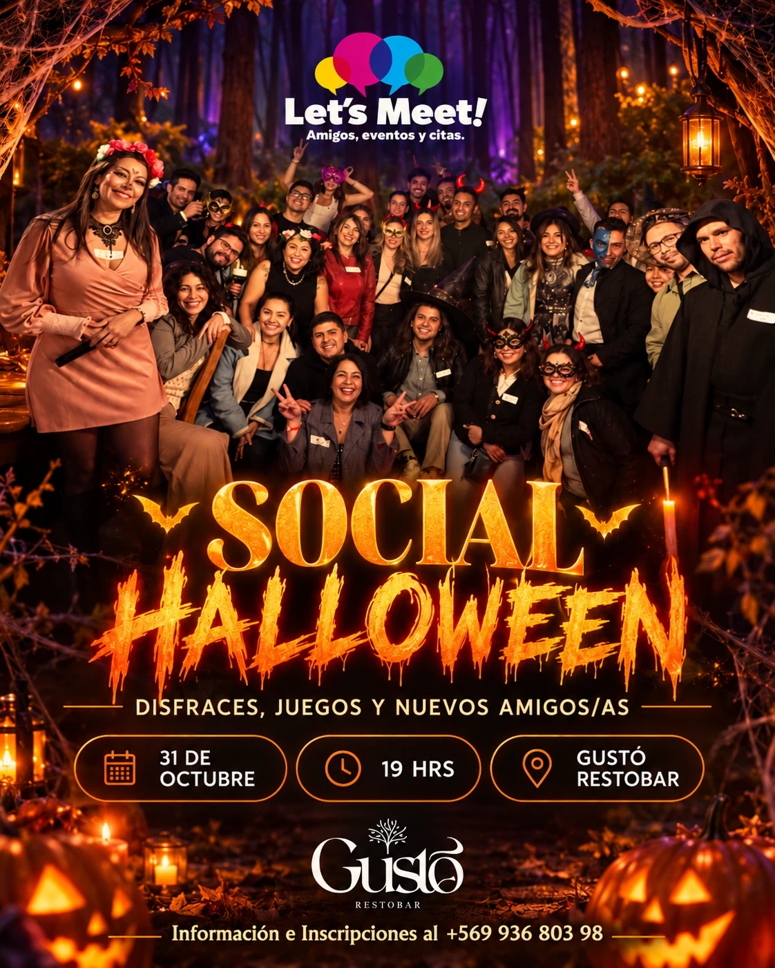 Conocer Gente! Social Halloween