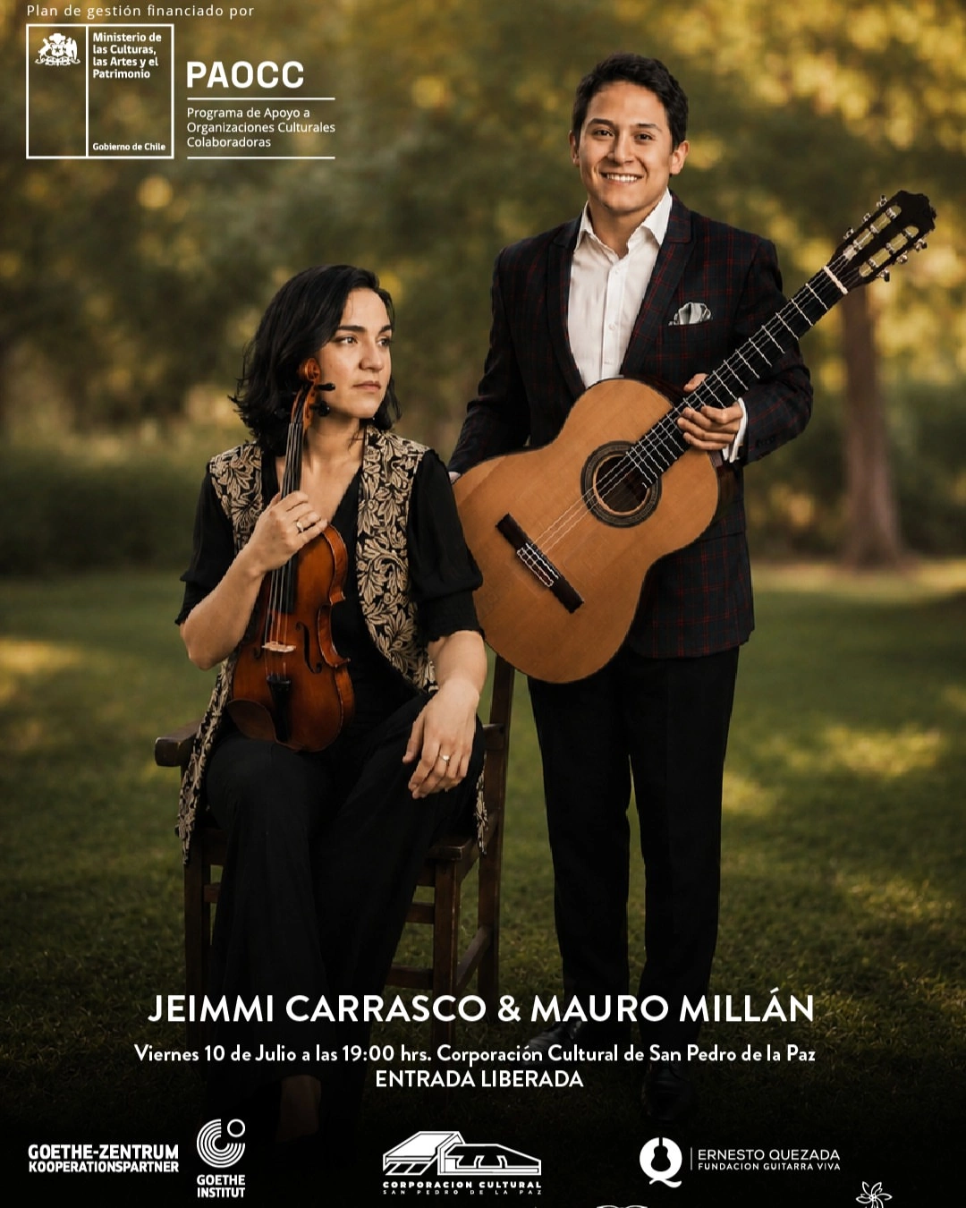 Concierto de Jeimmi Carrasco y Mauro Millán