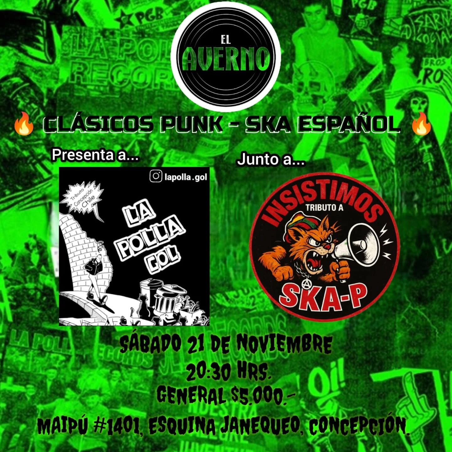 Tributo A La Polla Records Y A Ska-P En El Averno 