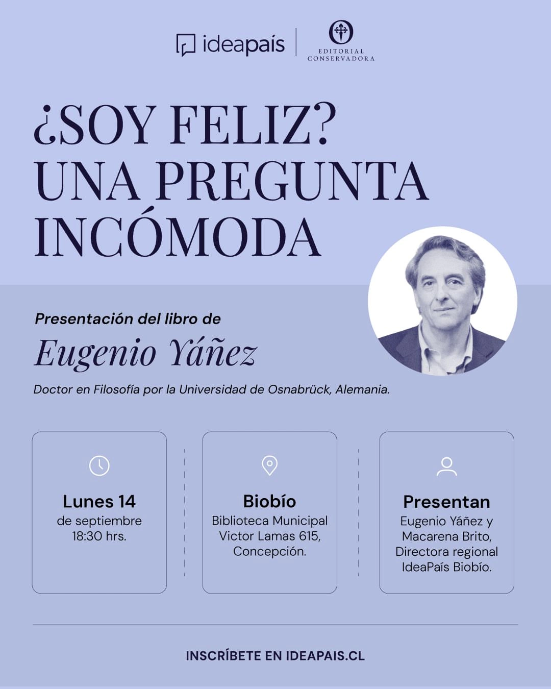Presentación del libro '¿Soy feliz?'
