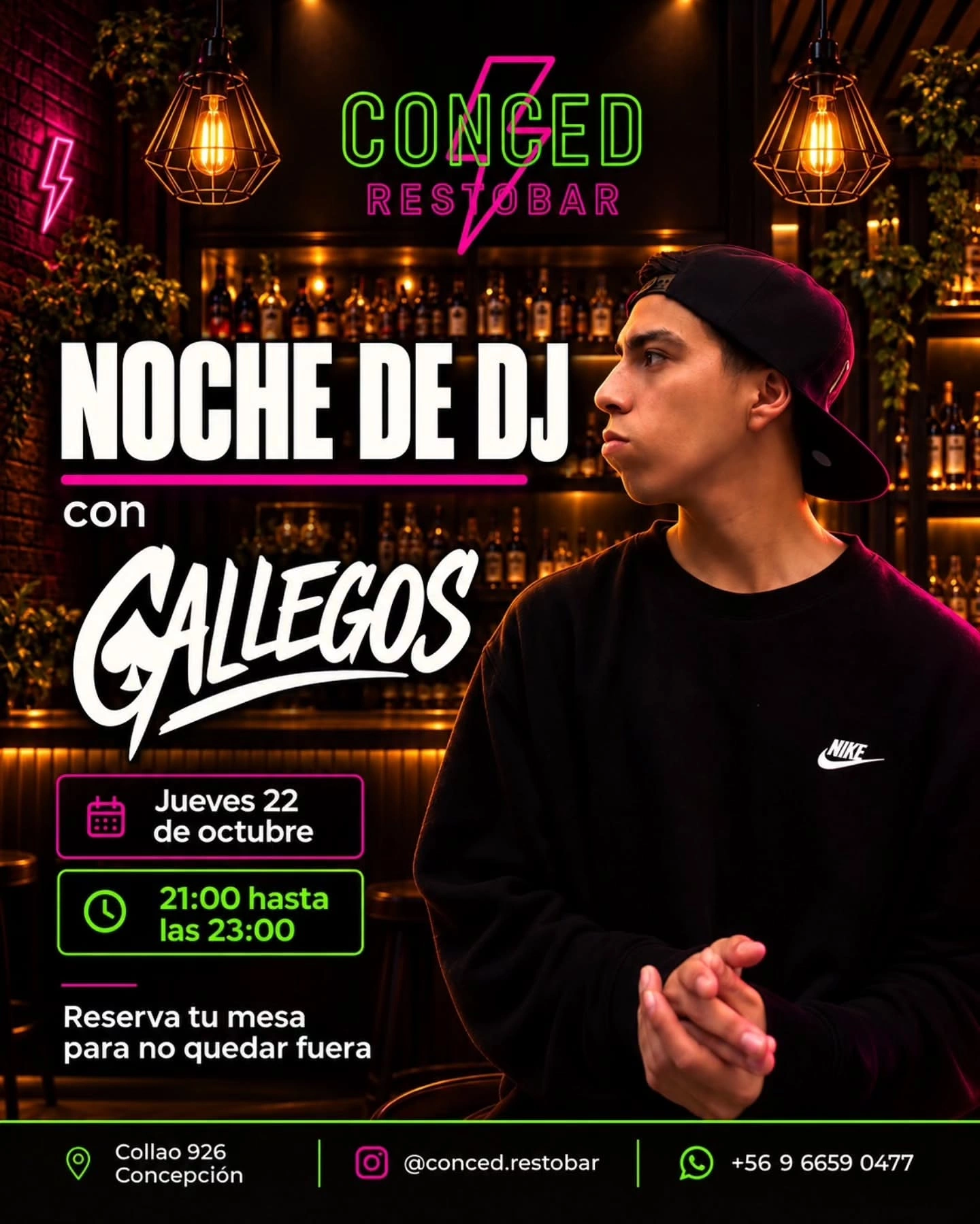 Noche de DJ en CONCED