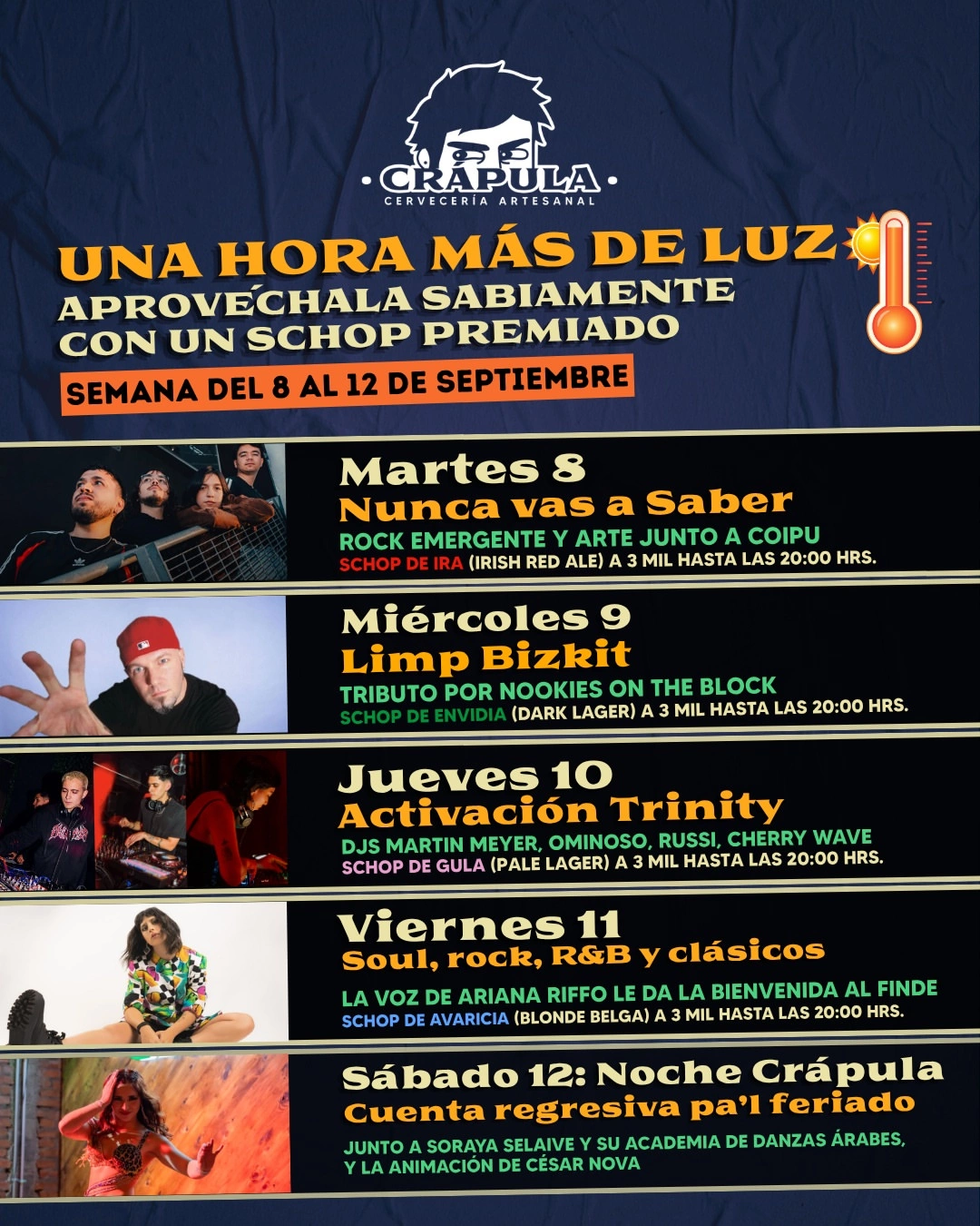 Noche de Soul, Rock y R&B