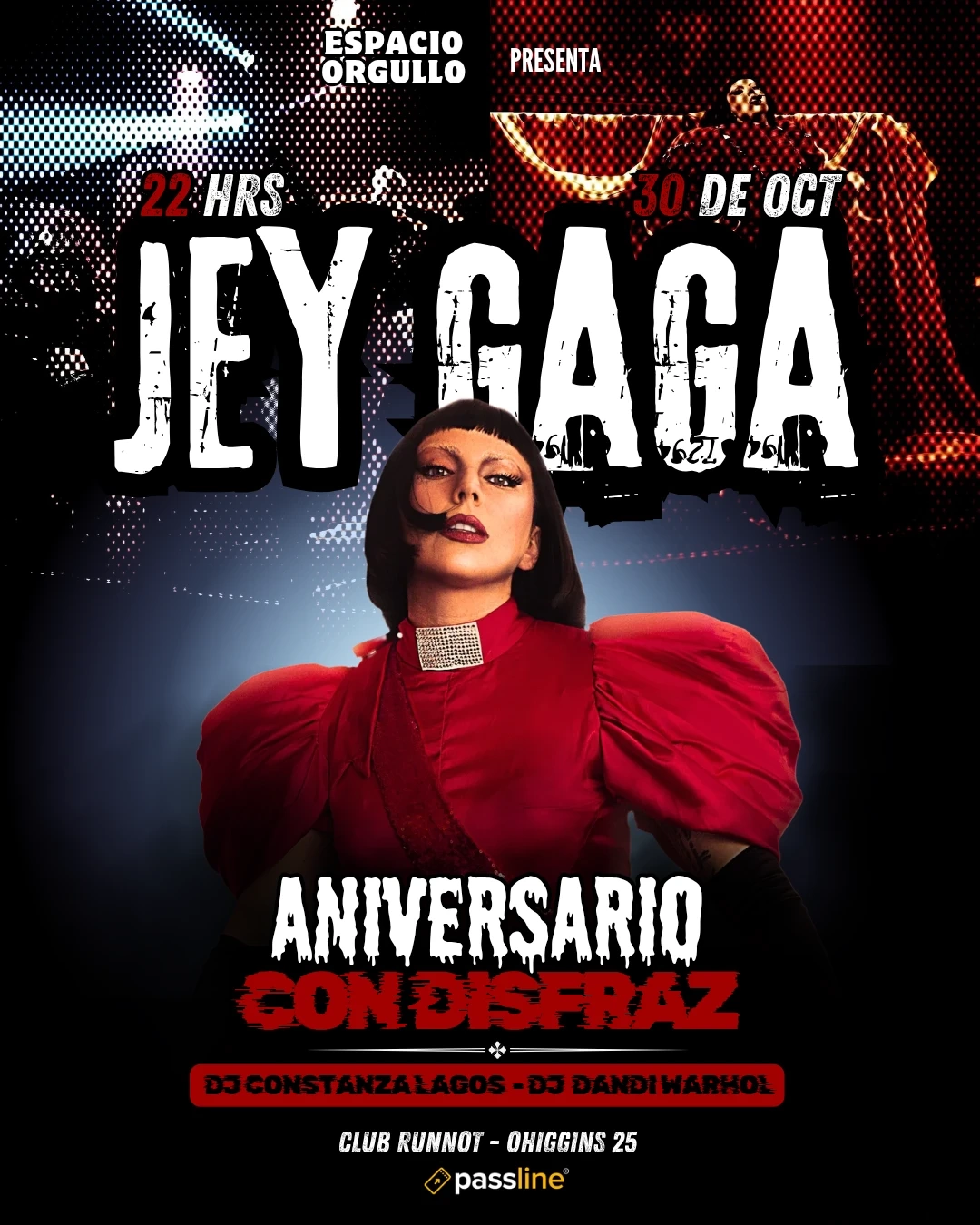 Jey Gaga: Aniversario con Disfraz